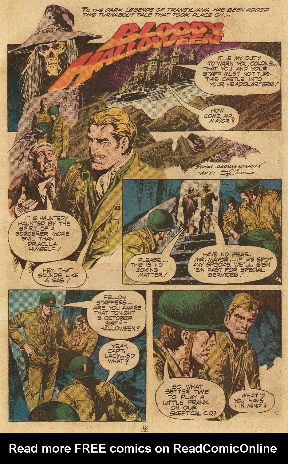 Read online Weird War Tales (1971) comic -  Issue #36 - 43