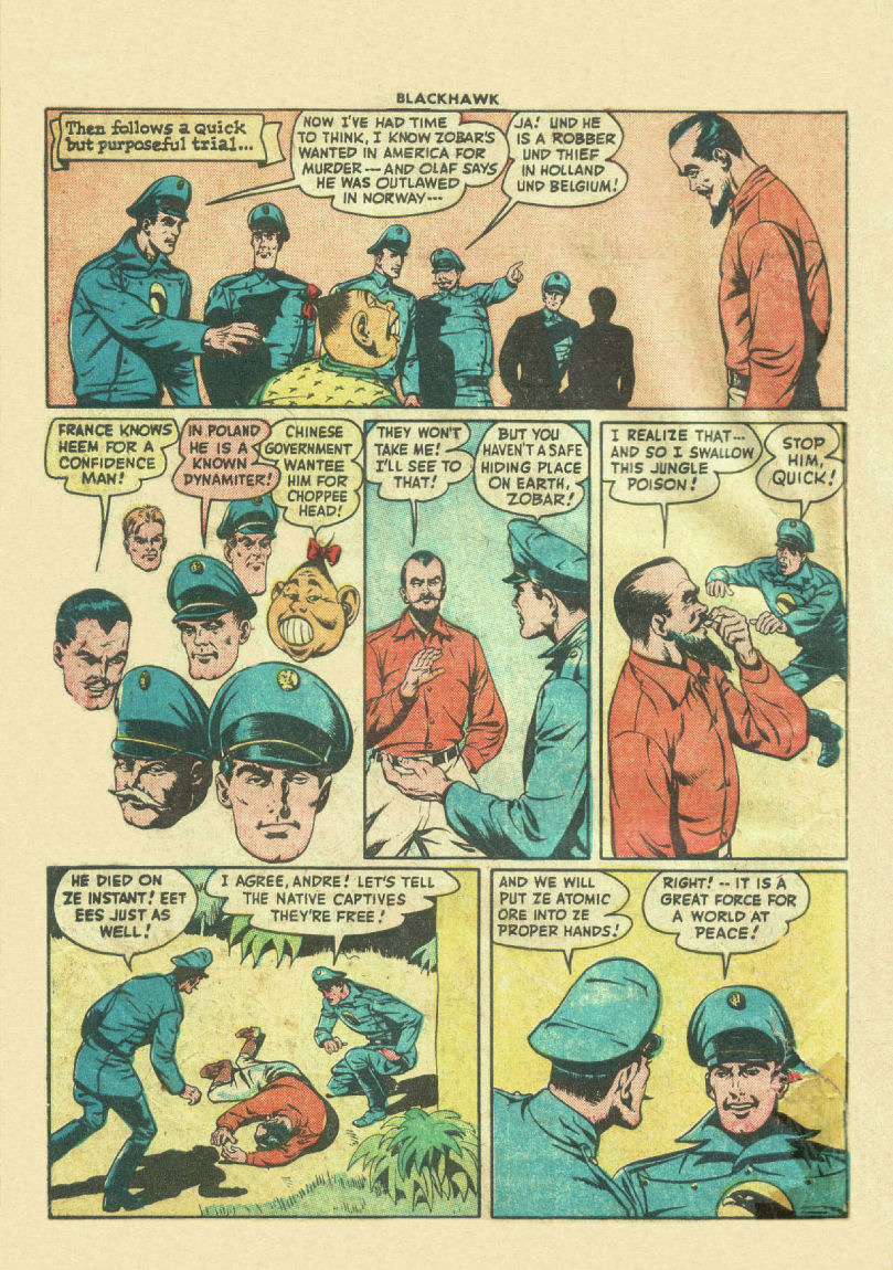 Read online Blackhawk (1957) comic -  Issue #12 - 50