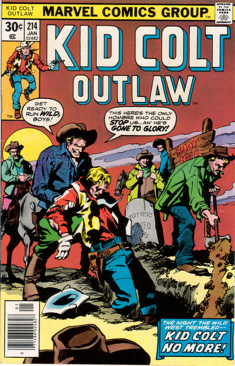 Read online Kid Colt Outlaw comic -  Issue #214 - 1