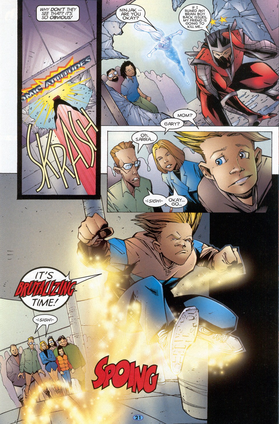 Read online Troublemakers comic -  Issue #5 - 19