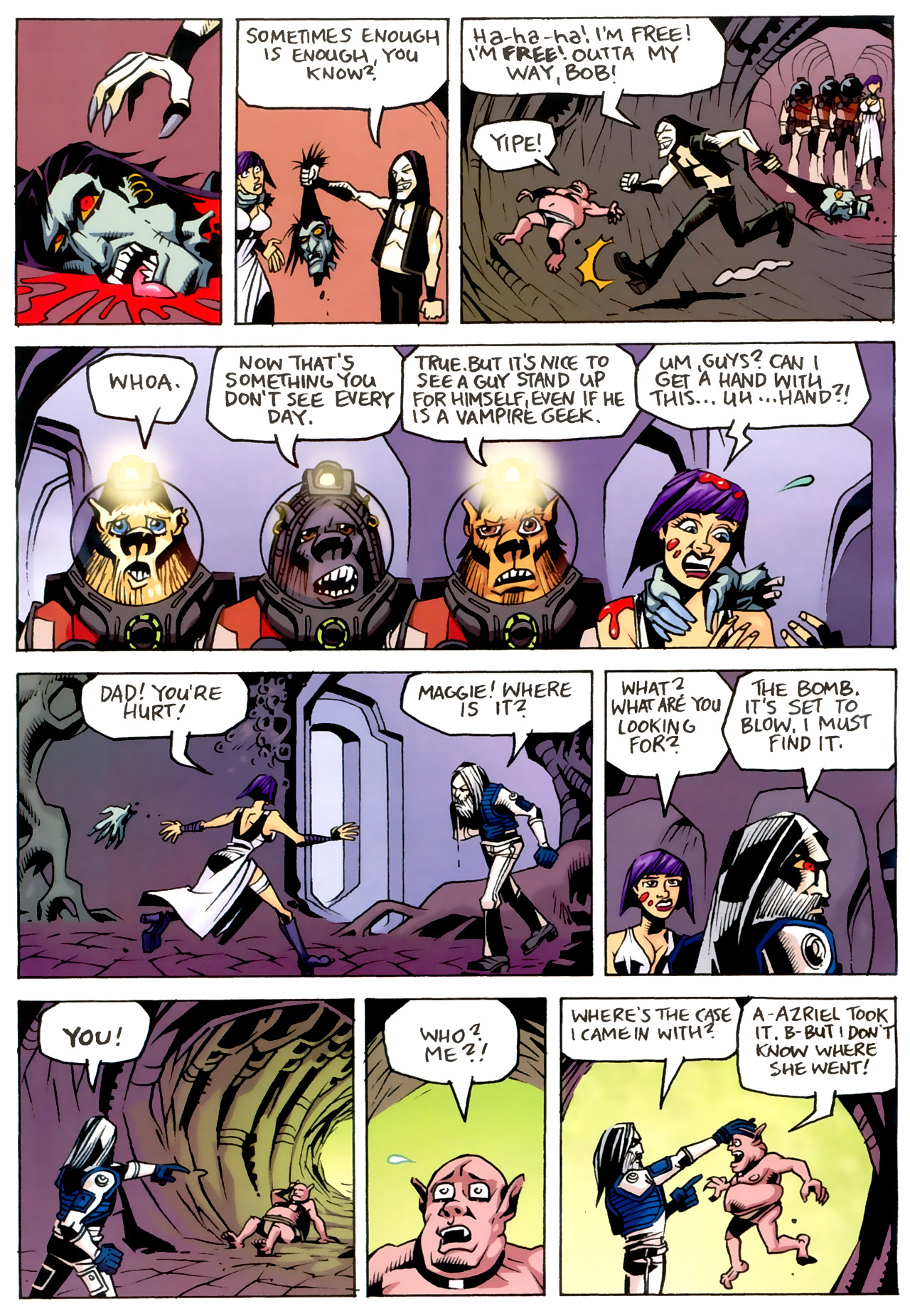 Read online Werewolves on the Moon: Versus Vampires comic -  Issue #3 - 21