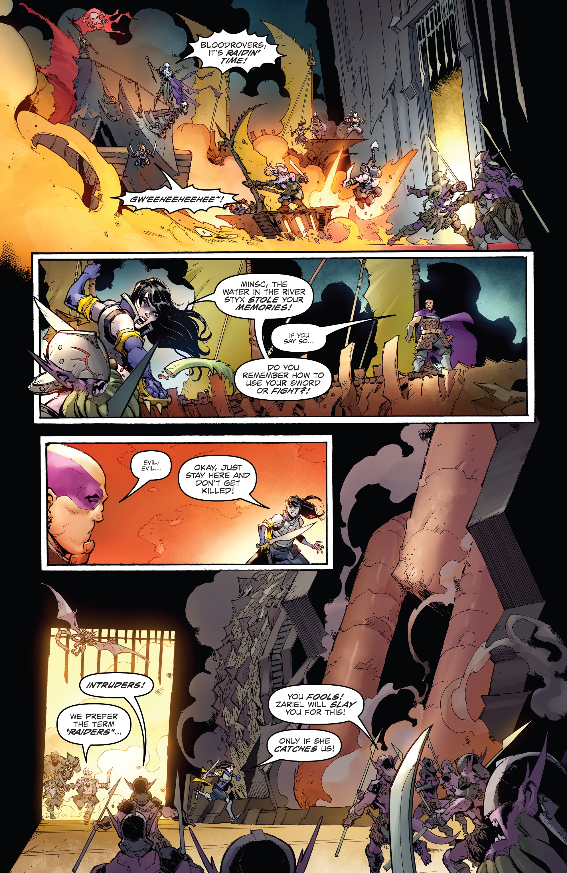Read online Dungeons & Dragons: Infernal Tides comic -  Issue #5 - 5