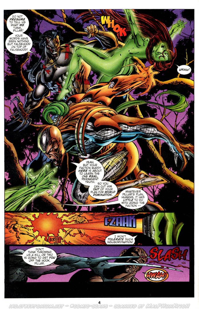 Read online Warblade: Endangered Species comic -  Issue #4 - 4