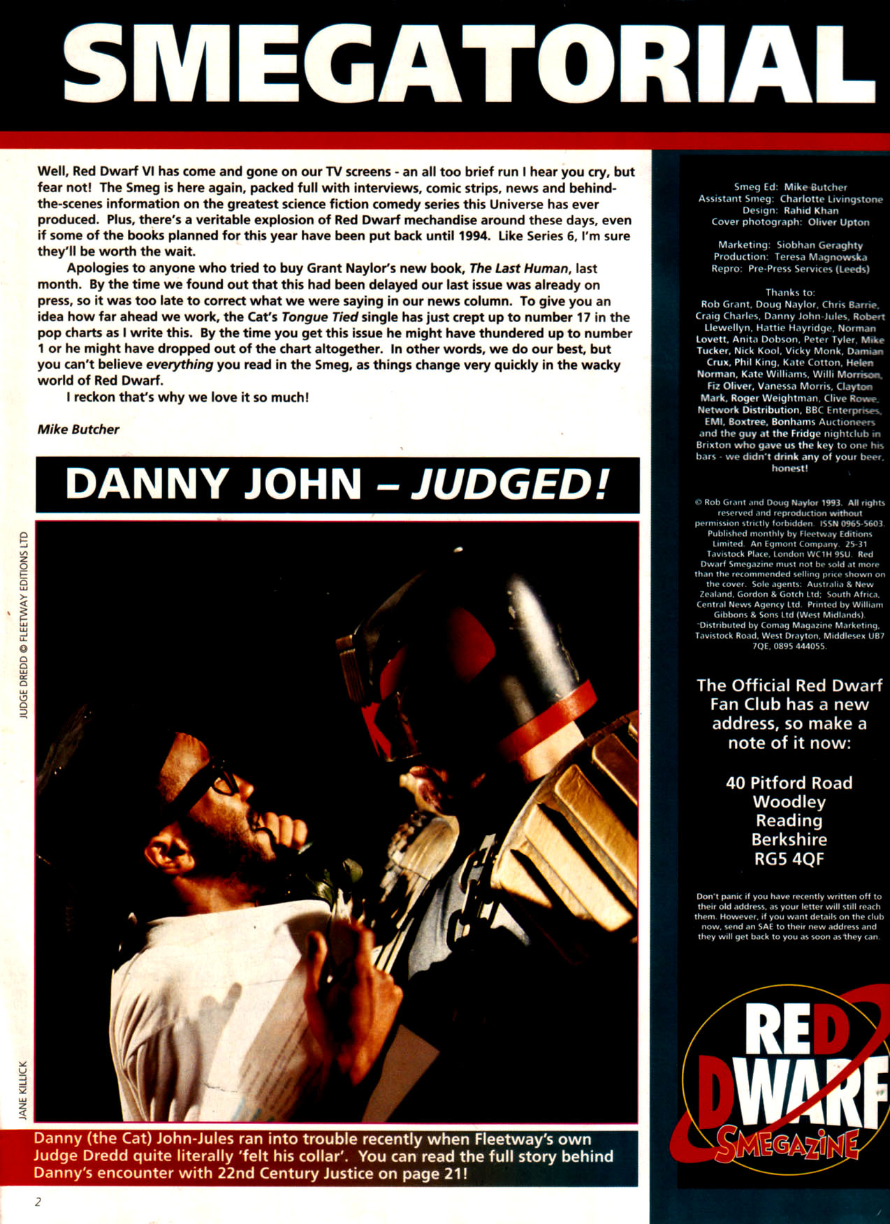 Read online Red Dwarf Smegazine (1993) comic -  Issue #8 - 2