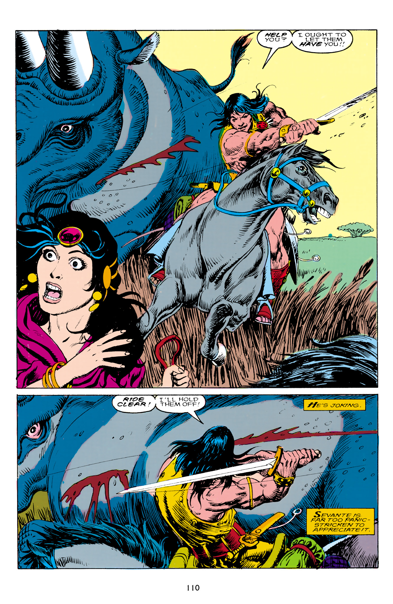 Read online The Chronicles of Conan comic -  Issue # TPB 27 (Part 1) - 110