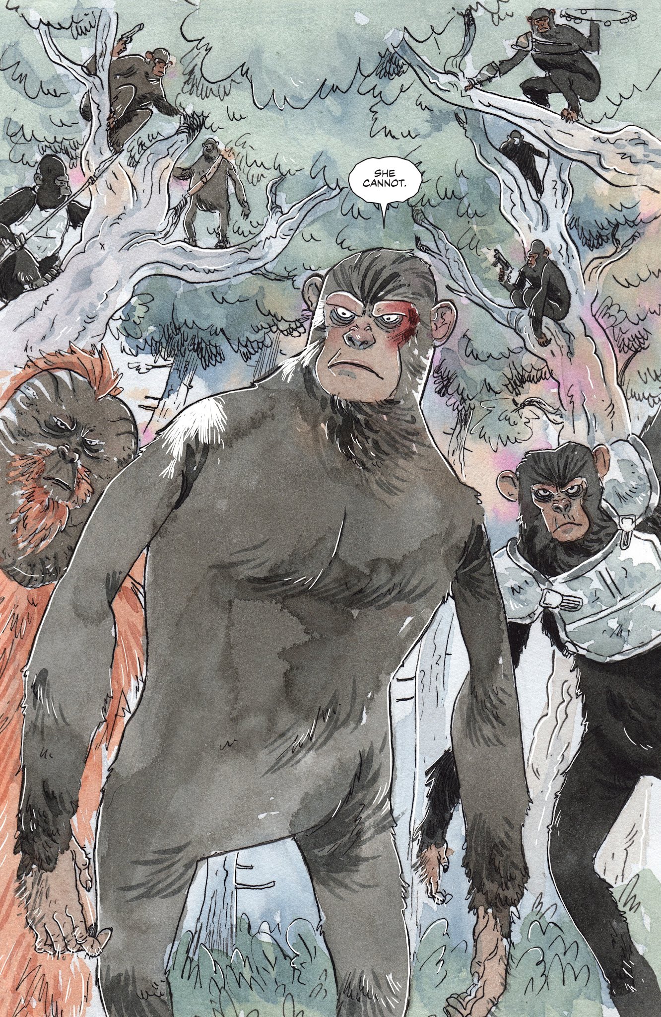 Read online Planet of the Apes: The Time of Man comic -  Issue # Full - 39
