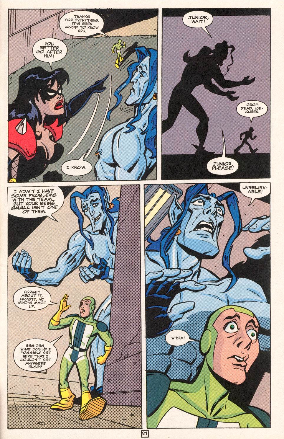 Read online Young Heroes in Love comic -  Issue #4 - 23