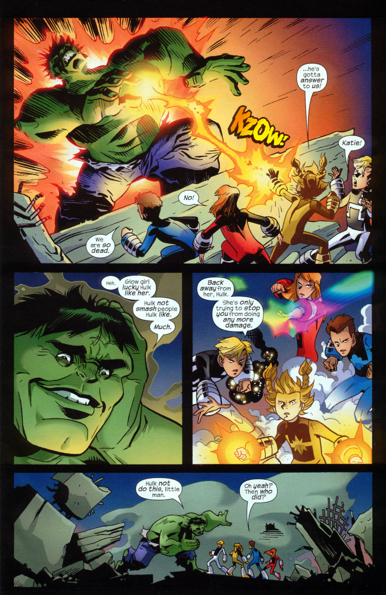 Read online Hulk and Power Pack comic -  Issue #3 - 16