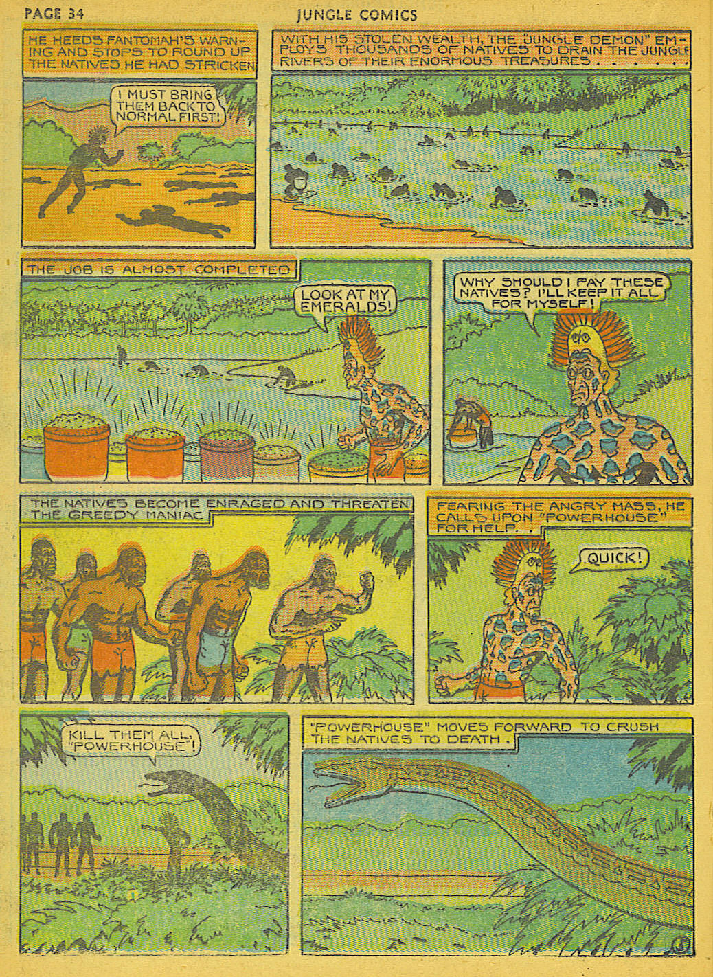 Read online Jungle Comics comic -  Issue #6 - 36