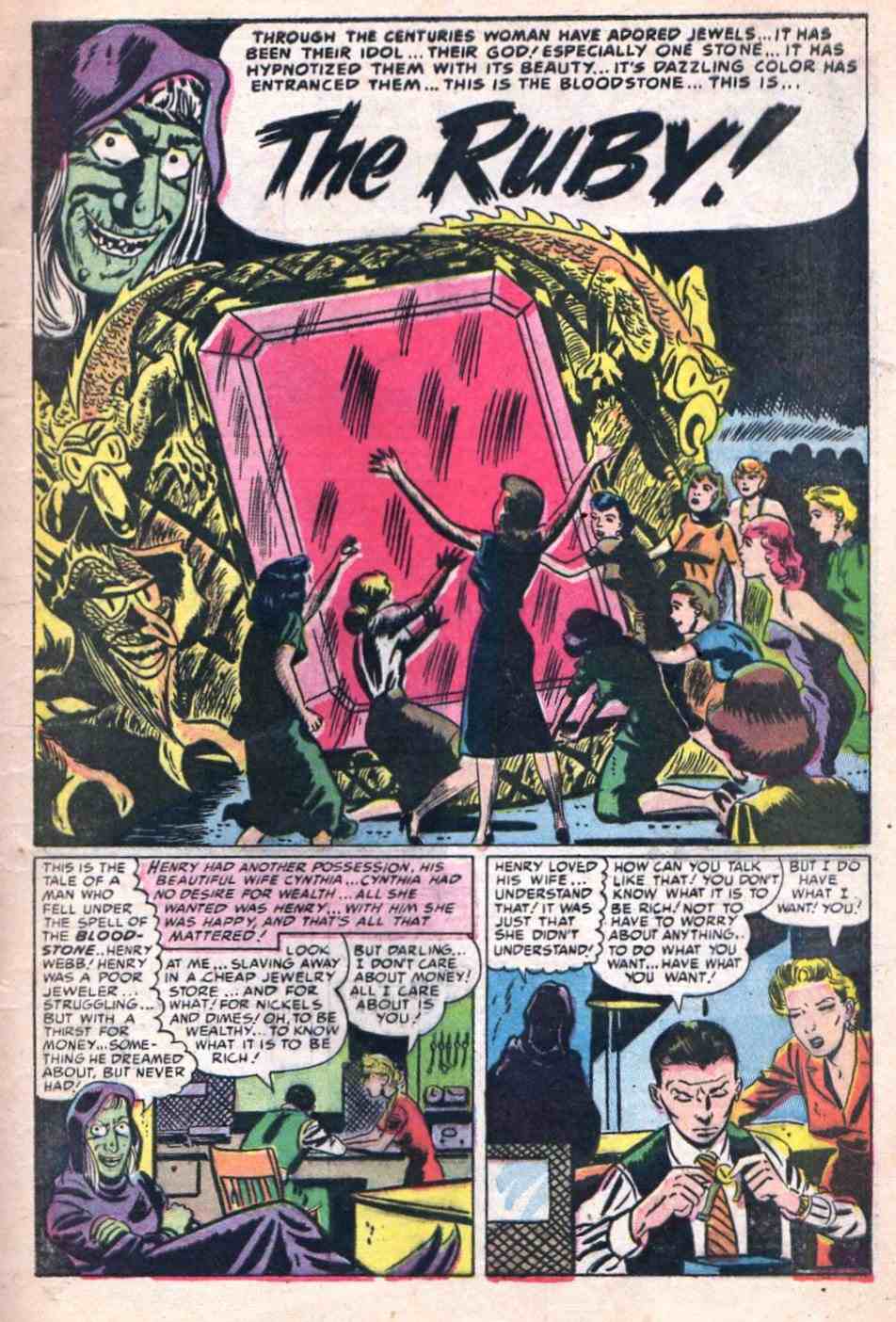 Read online Weird Mysteries (1952) comic -  Issue #10 - 9