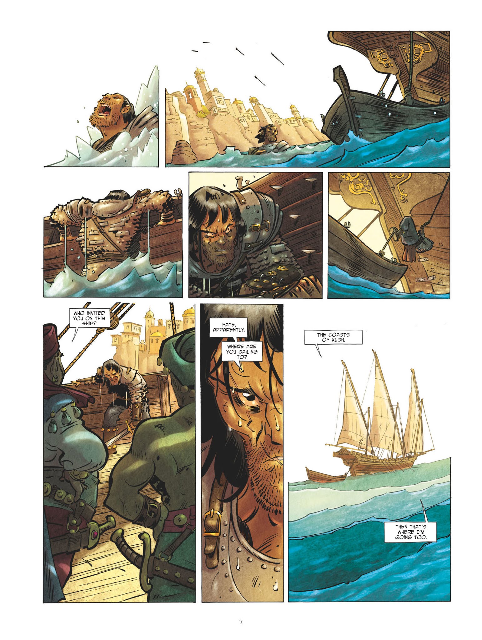 Read online Conan le Cimmérien - La Reine de la côte noire comic -  Issue #1 - 8