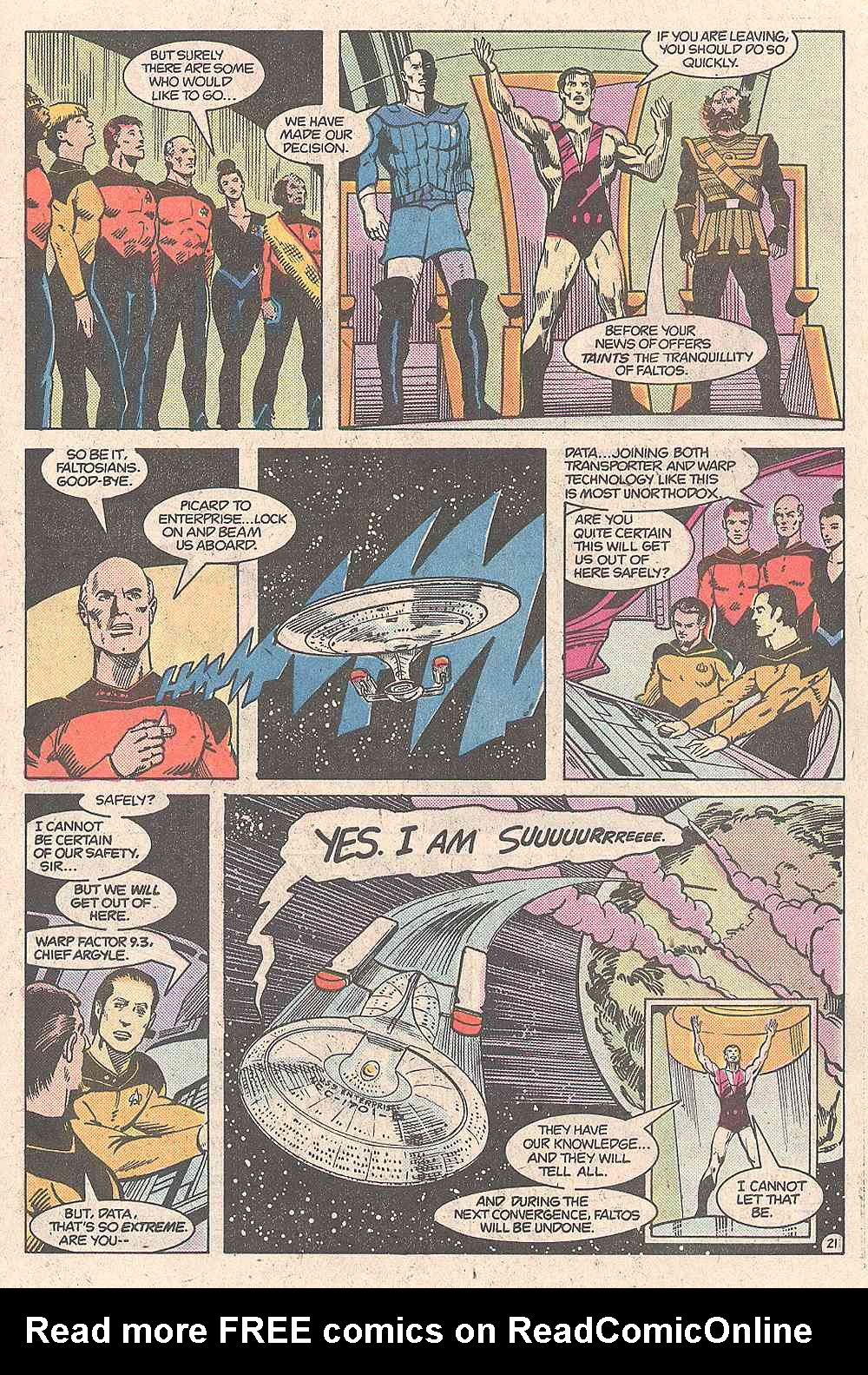 Read online Star Trek: The Next Generation (1988) comic -  Issue #6 - 22