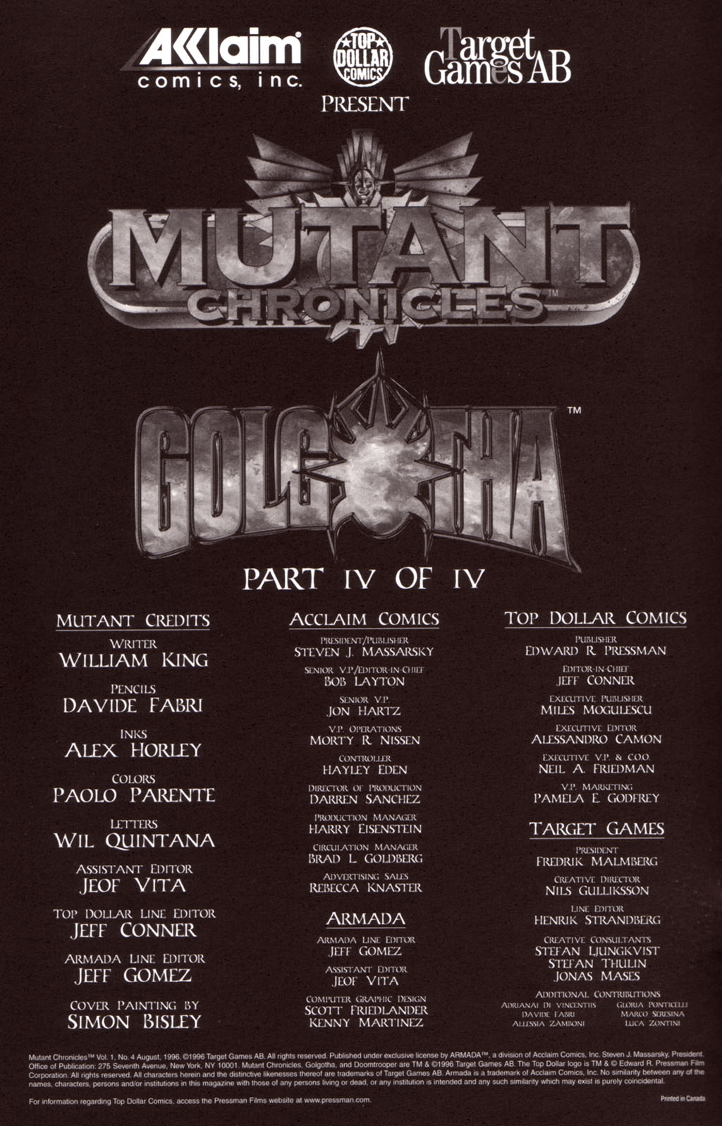 Read online Mutant Chronicles comic -  Issue #4 - 2