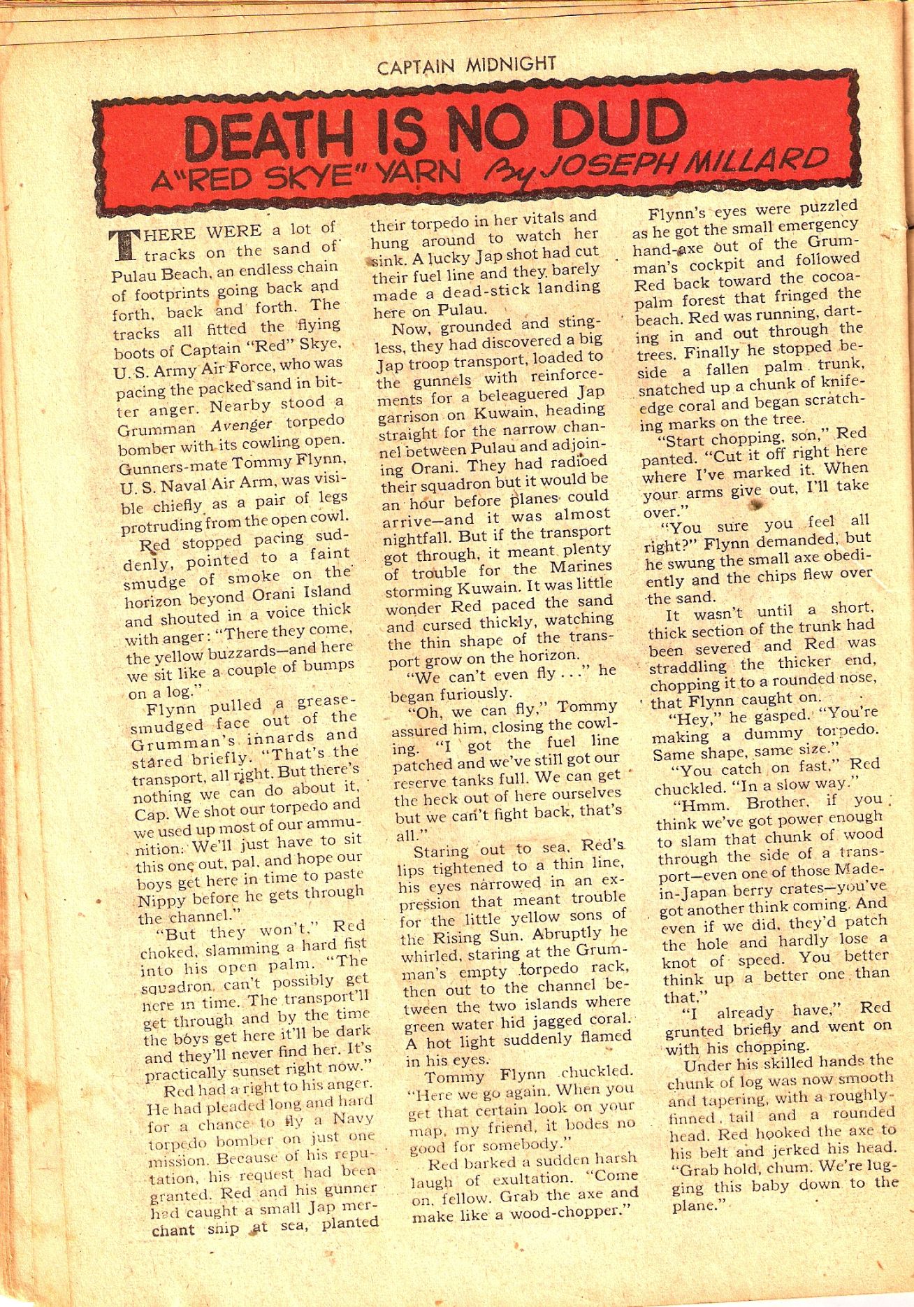 Read online Captain Midnight (1942) comic -  Issue #26 - 22