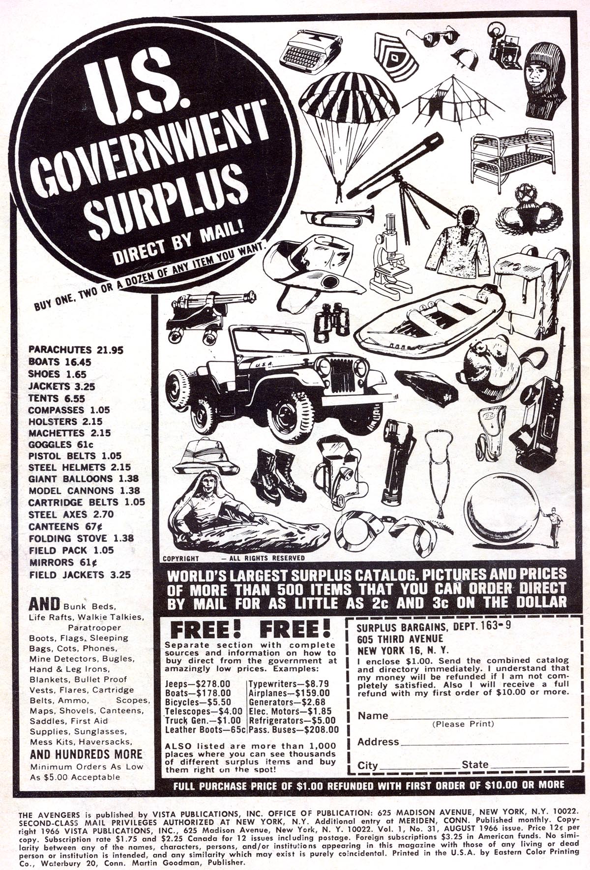 Read online The Avengers (1963) comic -  Issue #31 - 2