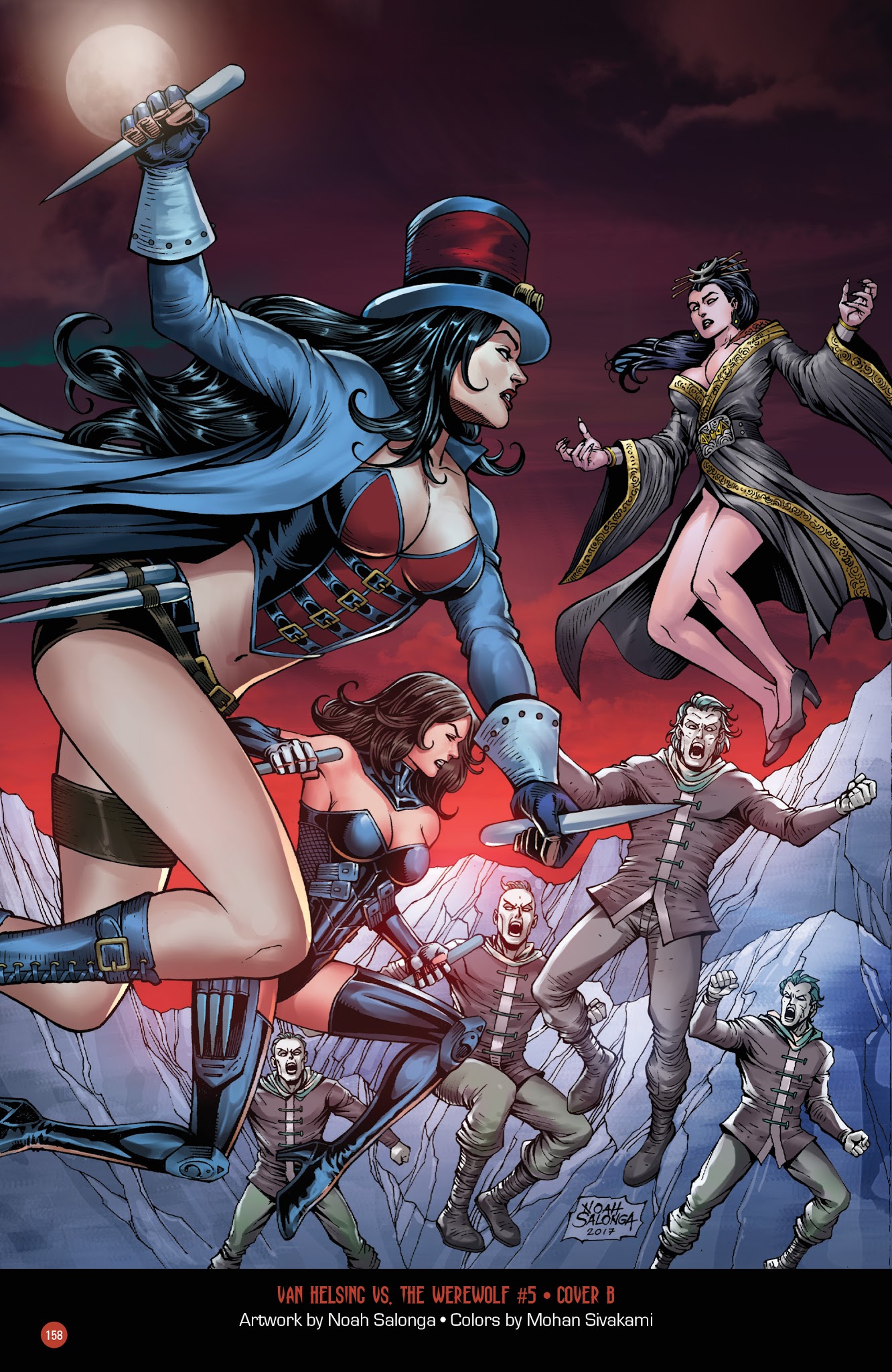 Read online Van Helsing vs. Werewolf comic -  Issue # _TPB 1 - 158