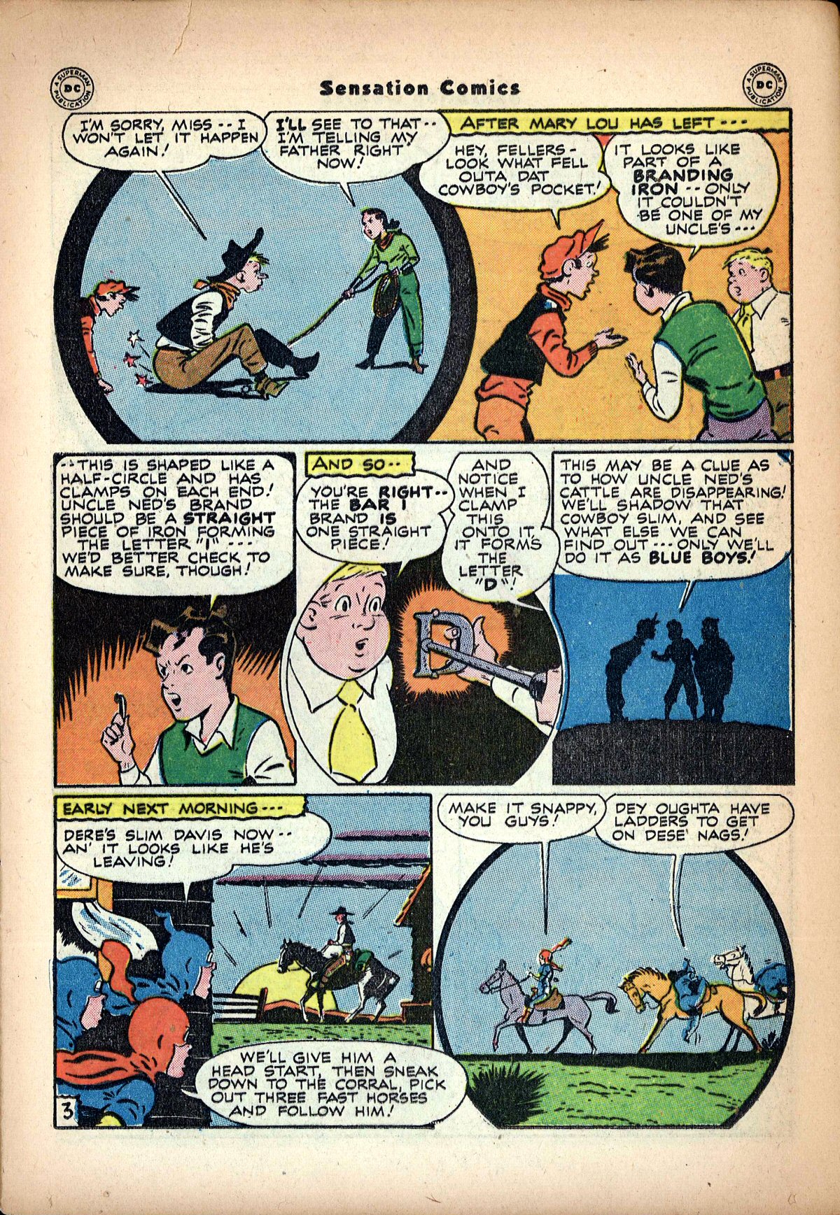 Read online Sensation (Mystery) Comics comic -  Issue #62 - 19