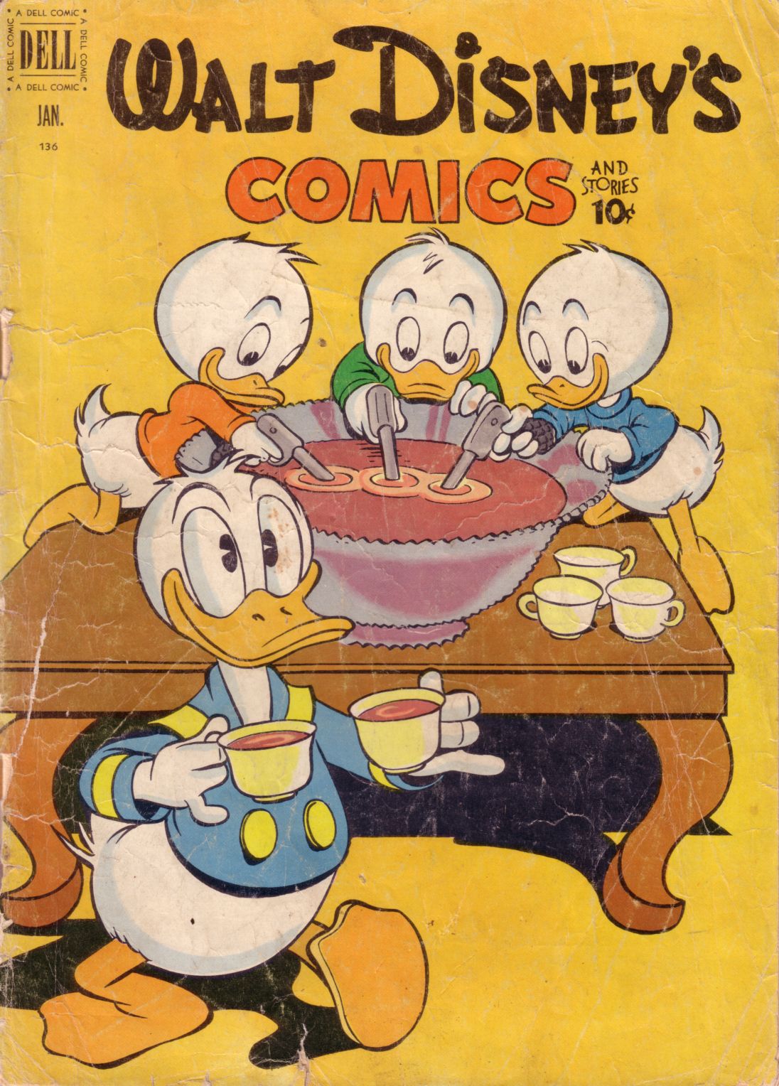 Read online Walt Disney's Comics and Stories comic -  Issue #136 - 1