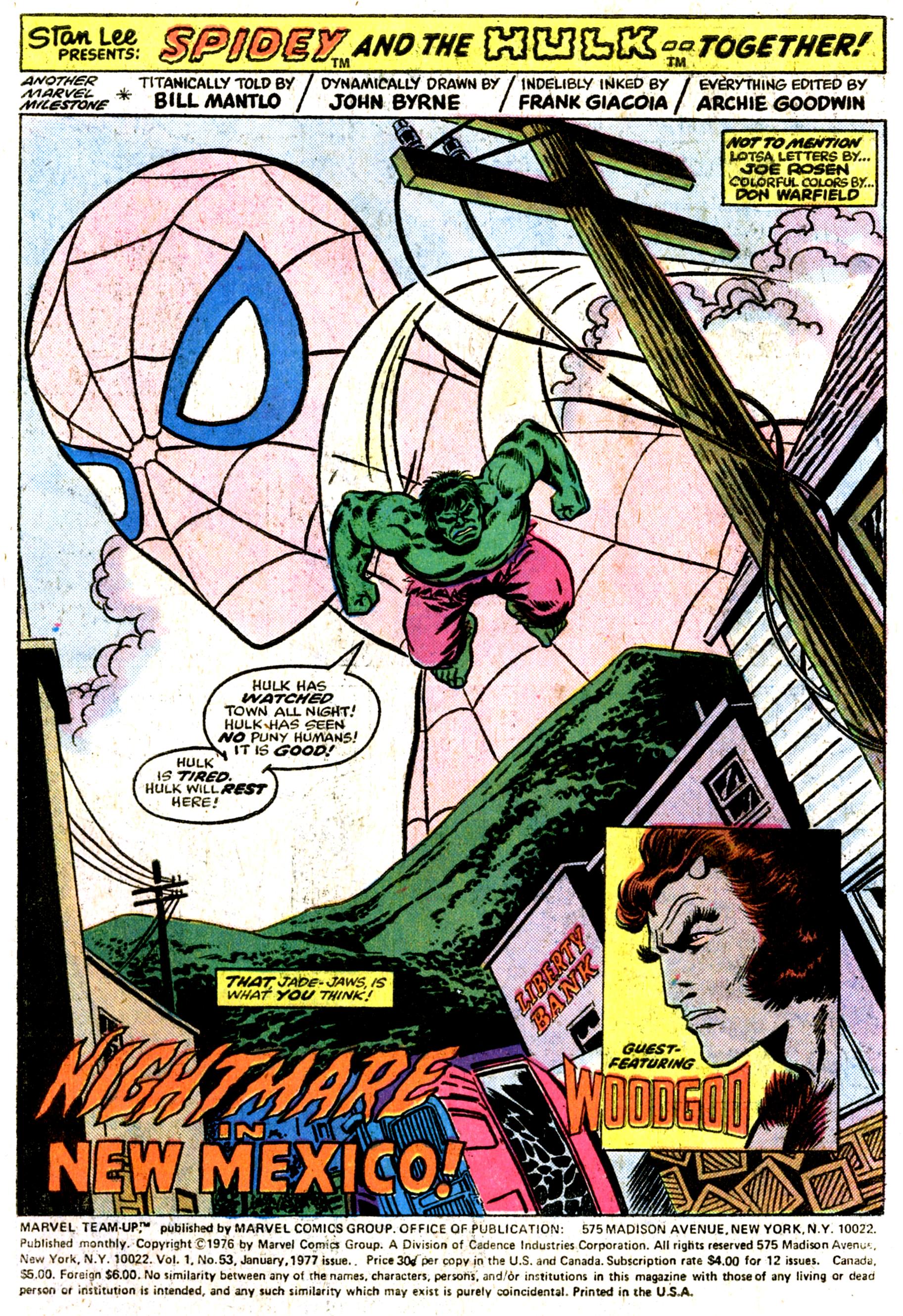 Read online Marvel Team-Up (1972) comic -  Issue #53 - 2