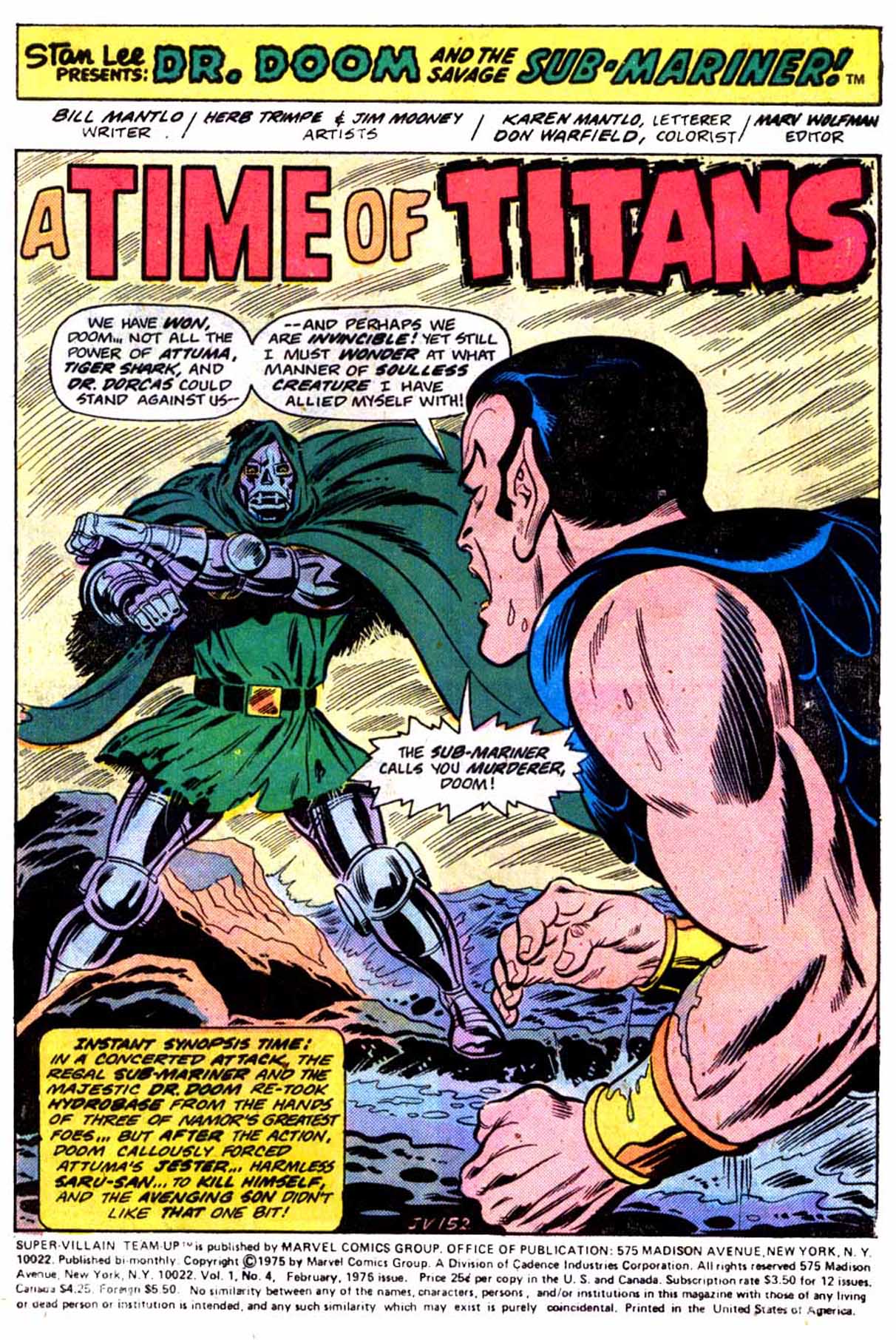 Read online Super-Villain Team-Up comic -  Issue #4 - 2