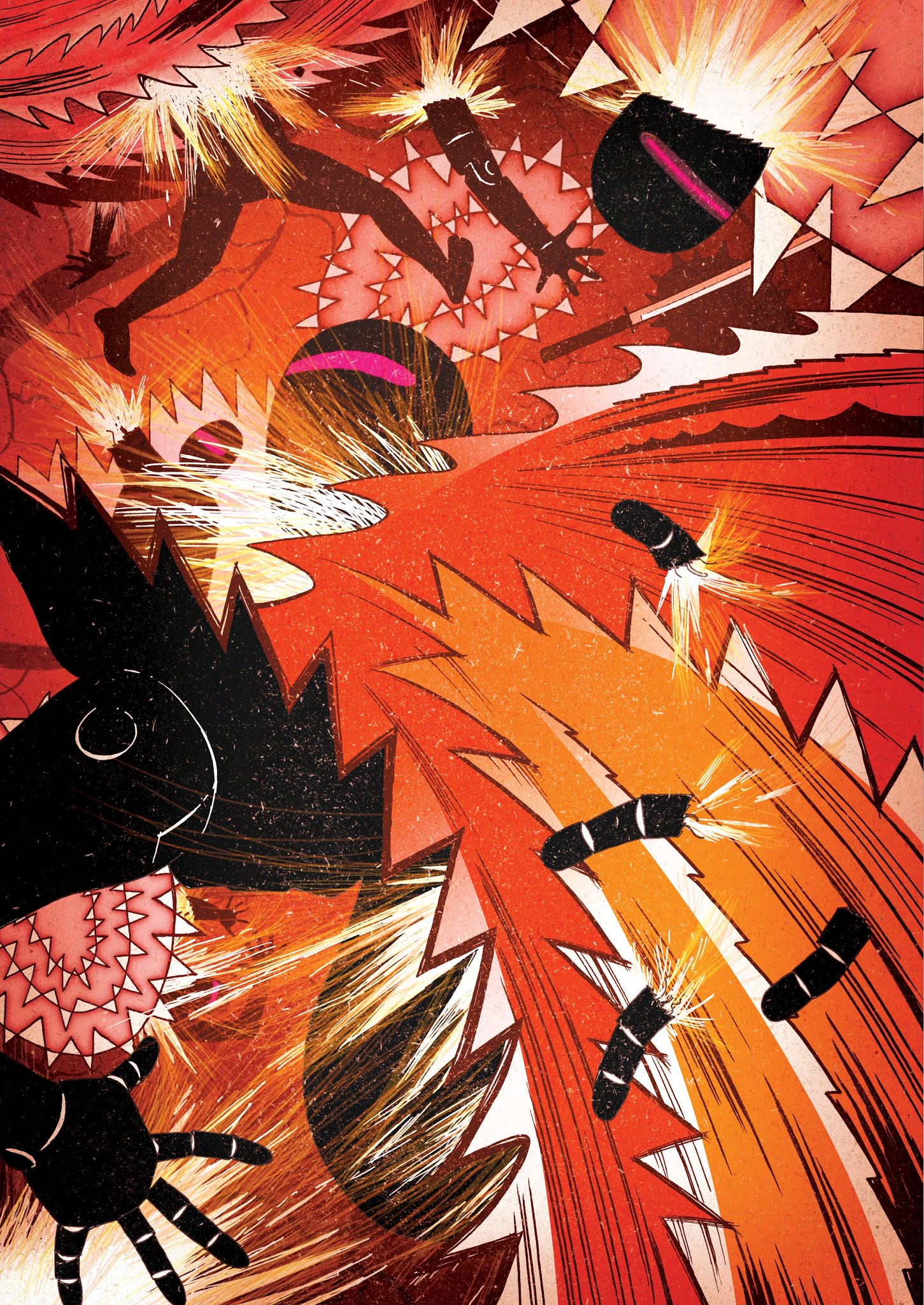 Read online Street Angel vs Ninjatech comic -  Issue # TPB - 7