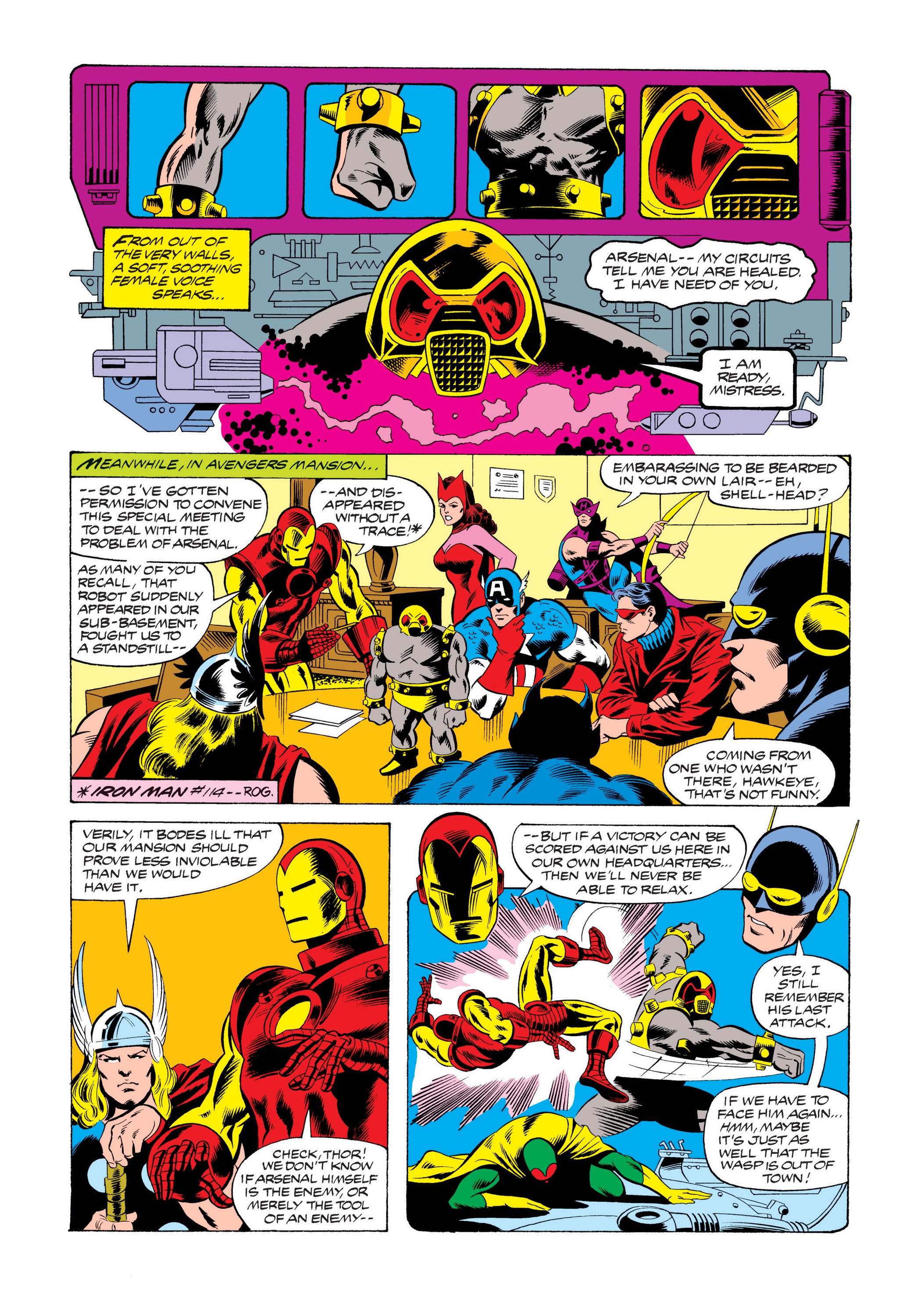 Read online Marvel Masterworks: The Avengers comic -  Issue # TPB 18 (Part 3) - 45