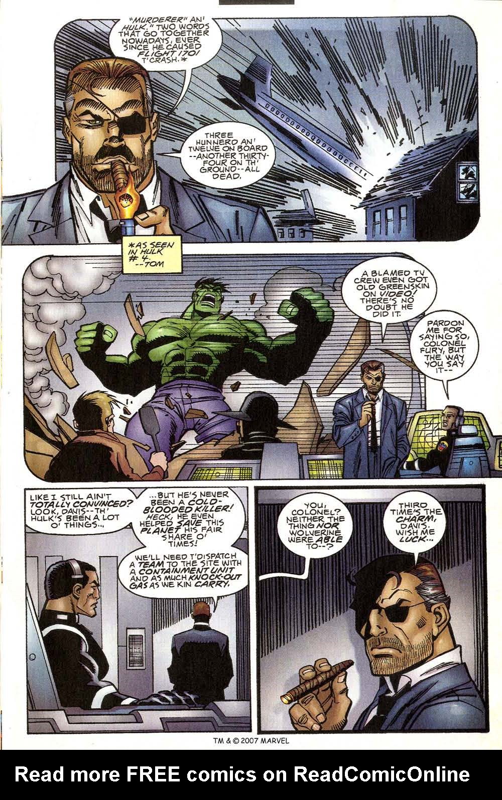 Read online Hulk (1999) comic -  Issue #10 - 17