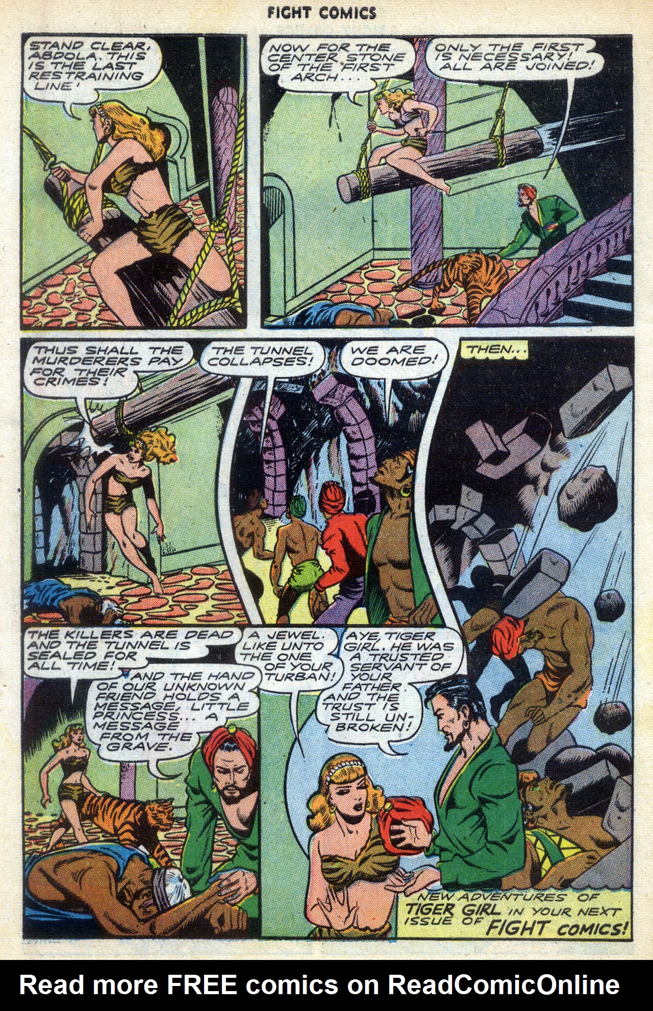 Read online Fight Comics comic -  Issue #47 - 50