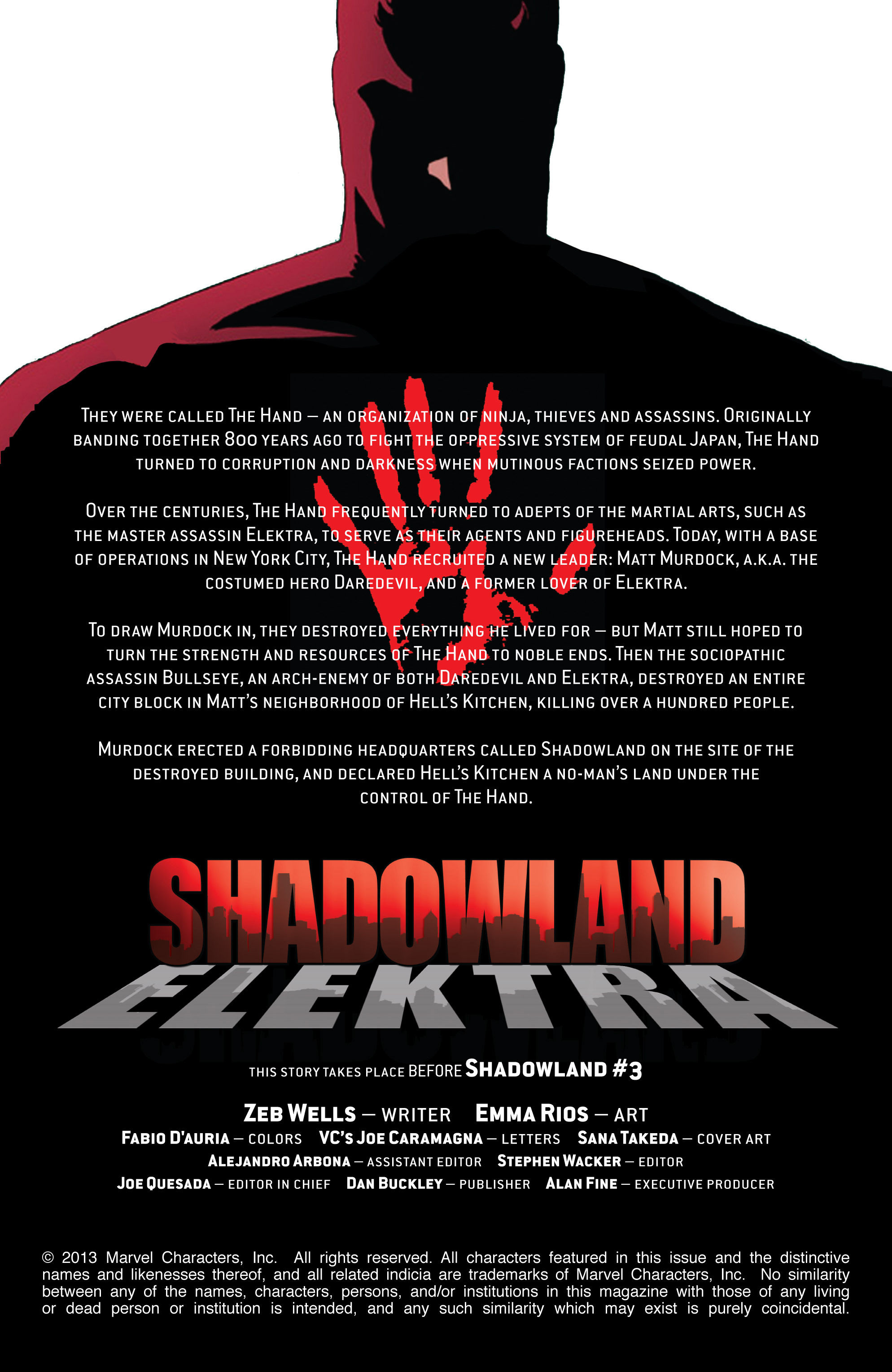 Read online Shadowland: Elektra comic -  Issue # Full - 2