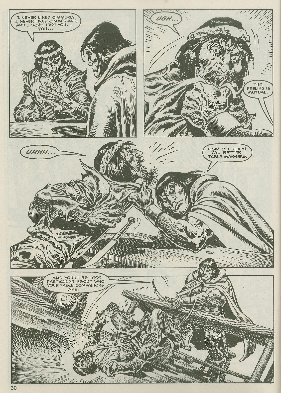 Read online The Savage Sword Of Conan comic -  Issue #122 - 30