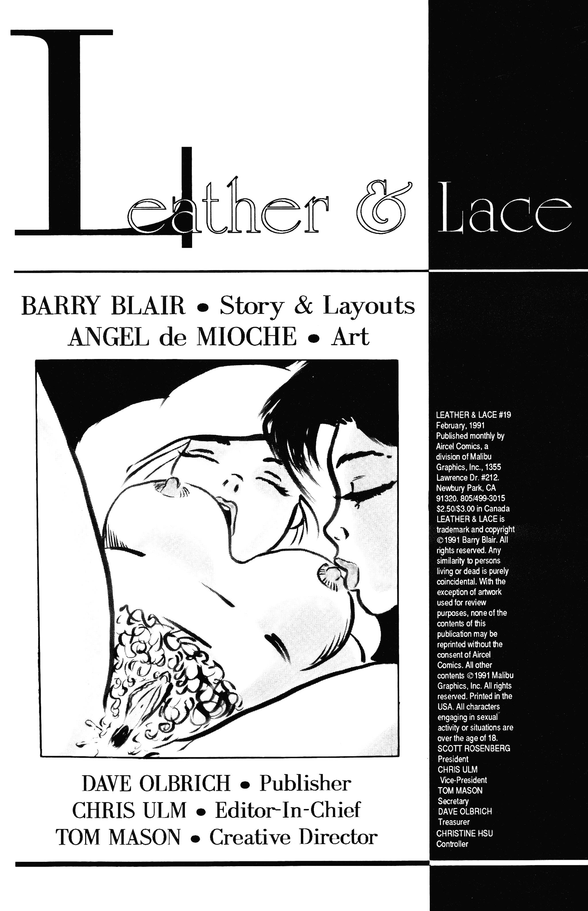 Read online Leather & Lace (1989) comic -  Issue #19 - 2