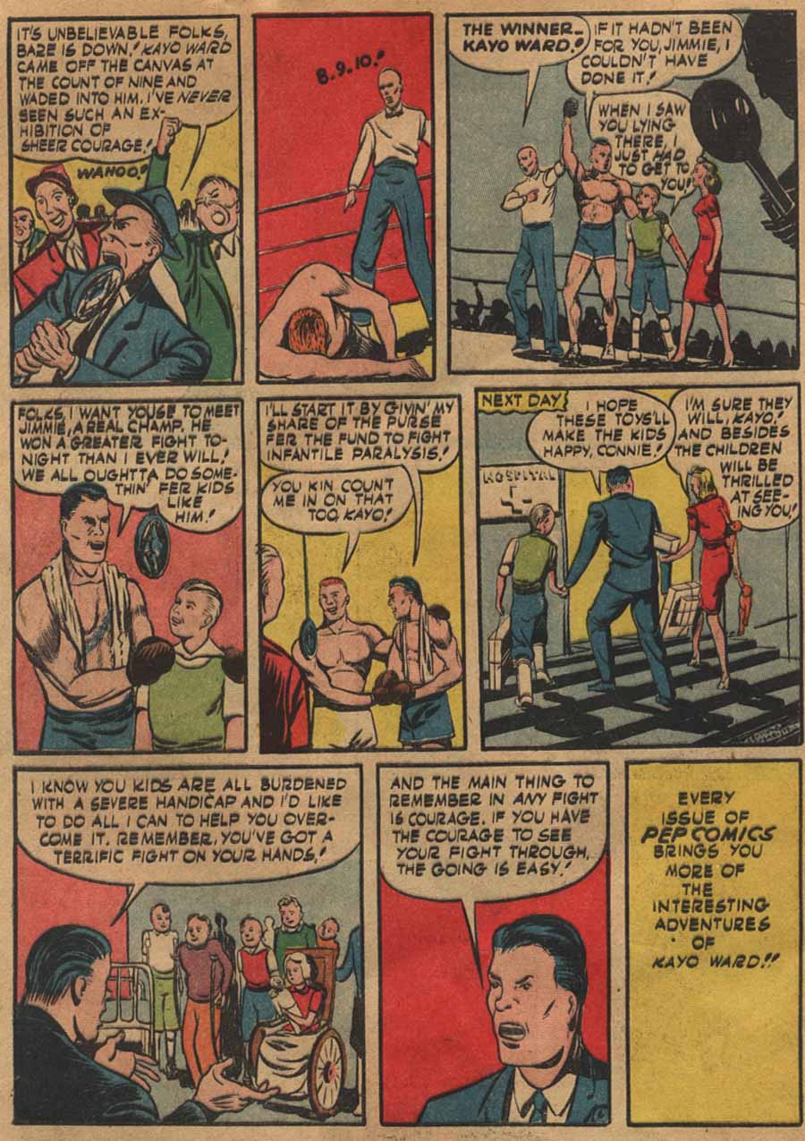 Read online Pep Comics comic -  Issue #21 - 60