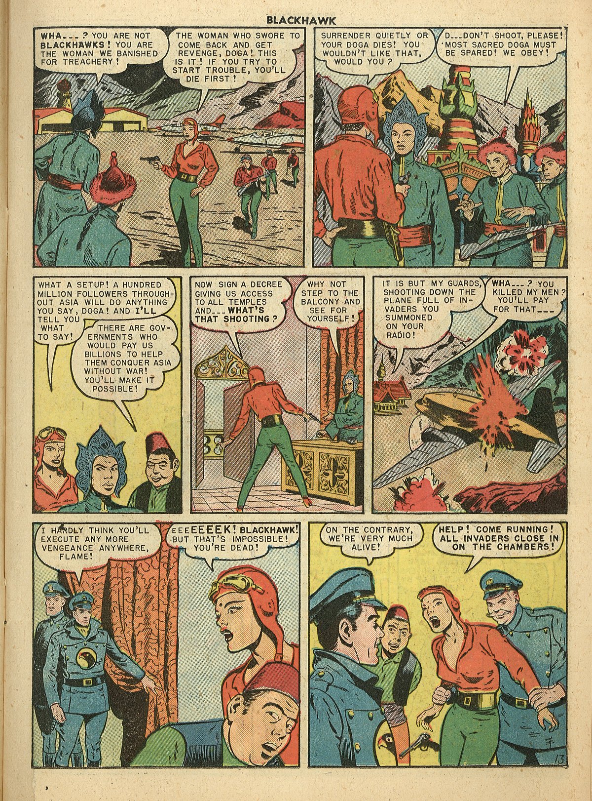 Read online Blackhawk (1957) comic -  Issue #33 - 16