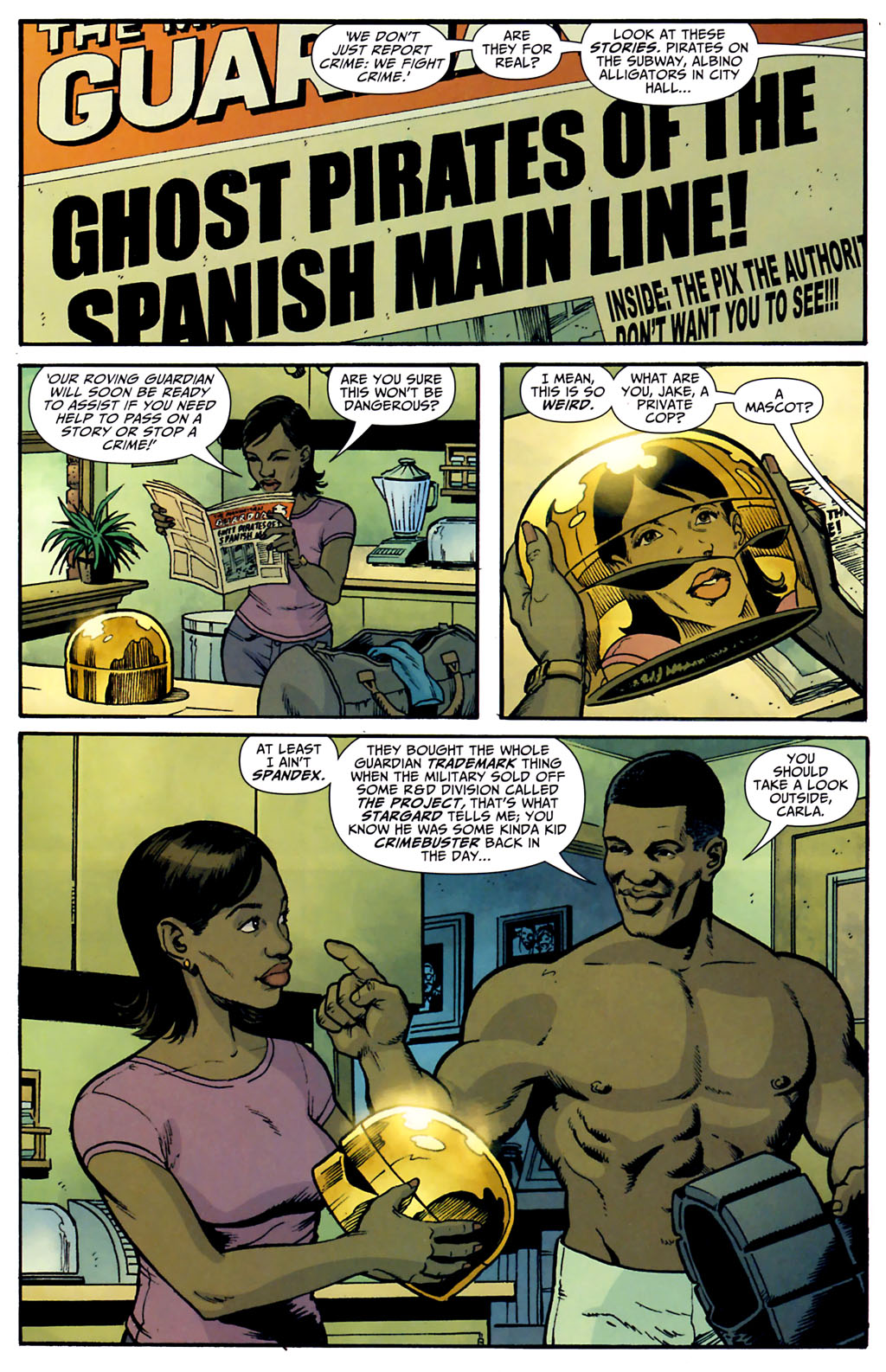 Read online Seven Soldiers: Guardian comic -  Issue #1 - 16