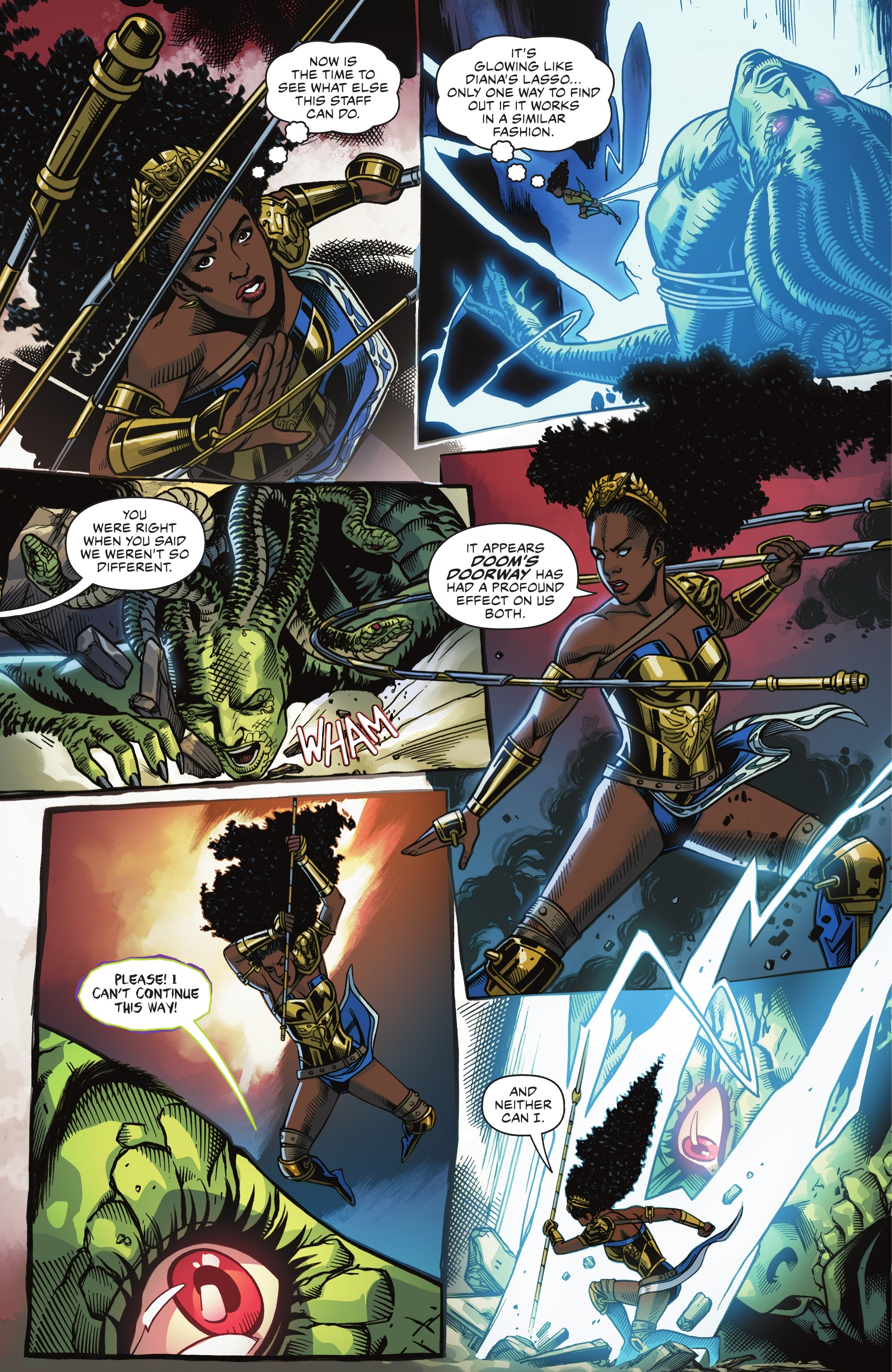 Read online Nubia & the Amazons comic -  Issue #5 - 9