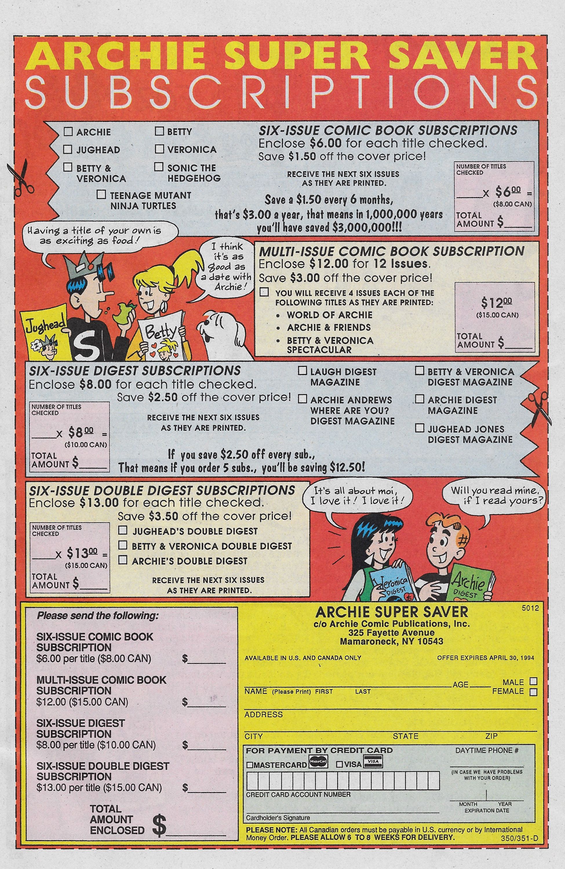 Read online Archie & Friends (1992) comic -  Issue #7 - 25