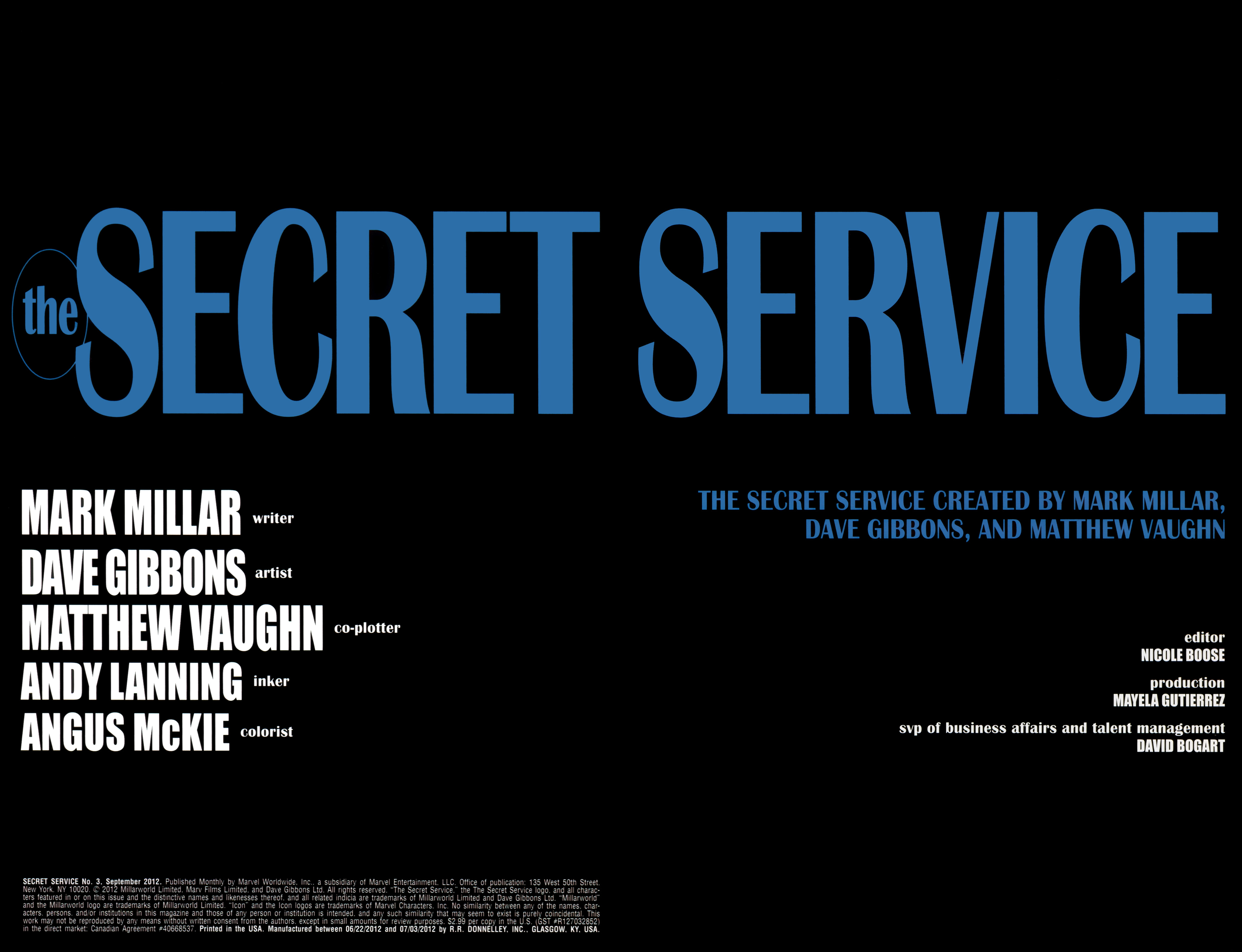 Read online Secret Service comic -  Issue #3 - 2