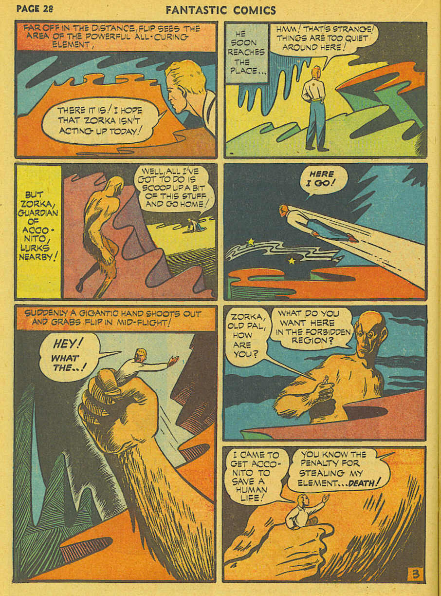 Read online Fantastic Comics comic -  Issue #19 - 23
