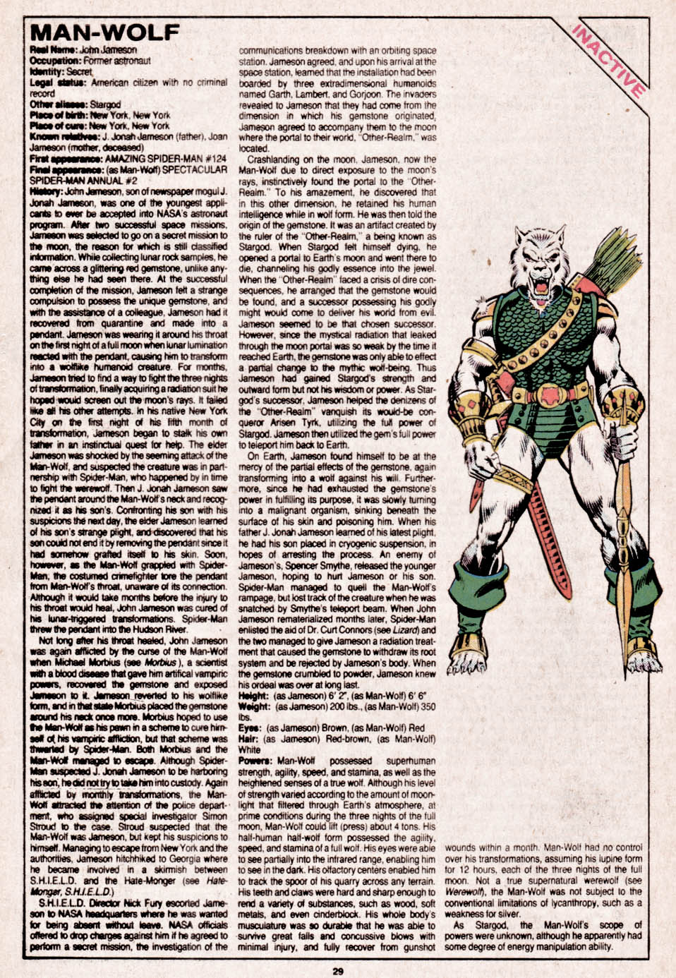 The Official Handbook of the Marvel Universe issue 13 - Page 30