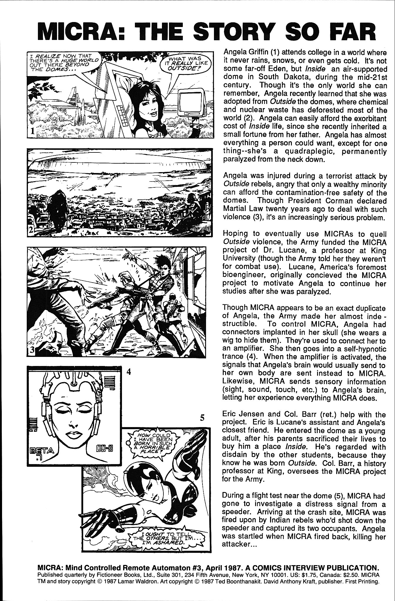 Read online MICRA: Mind Controlled Remote Automaton comic -  Issue #3 - 2
