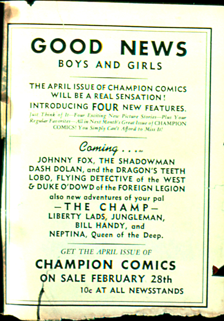Read online Champion Comics comic -  Issue #5 - 67