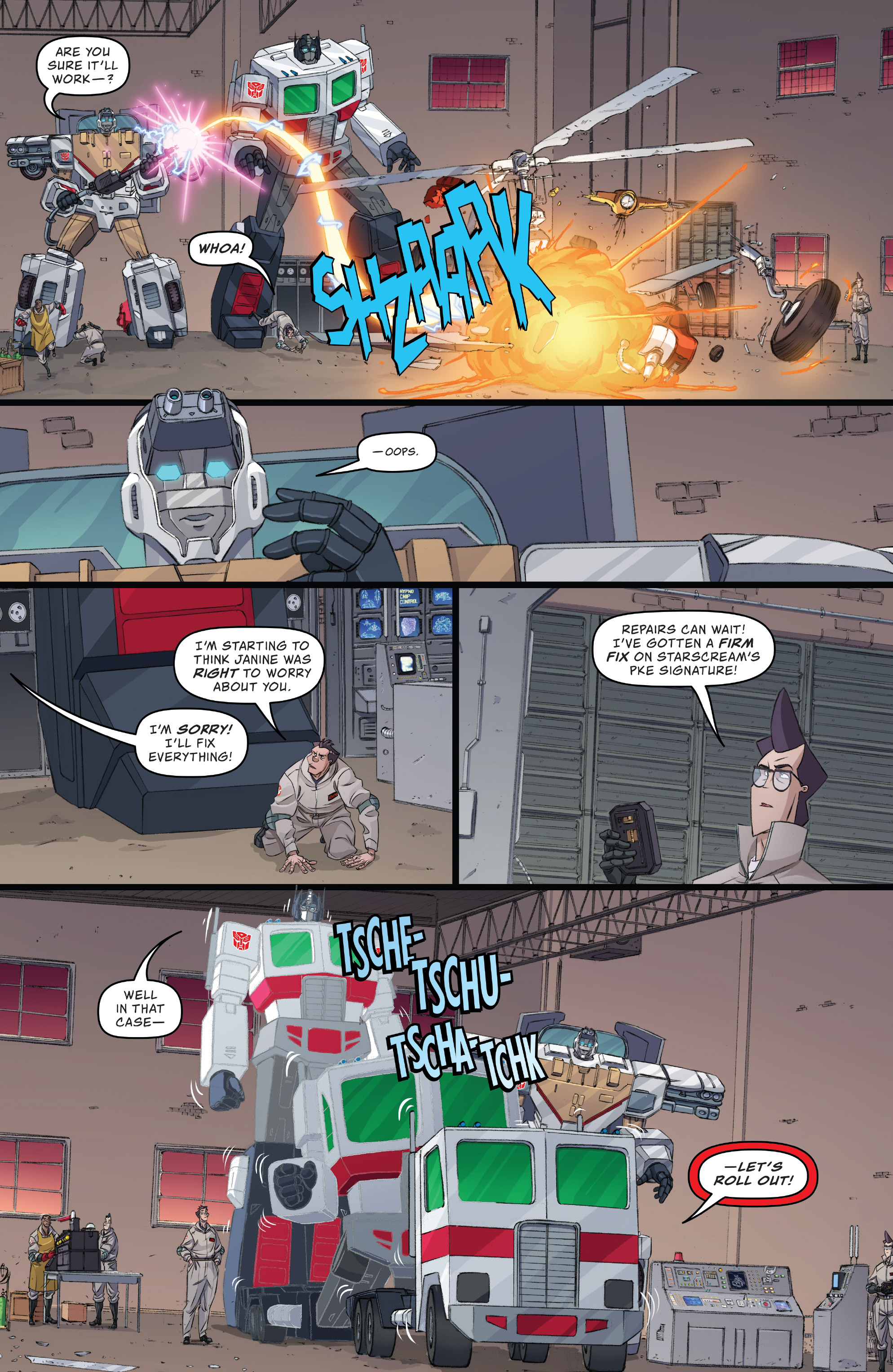 Read online Transformers/Ghostbusters comic -  Issue #4 - 9