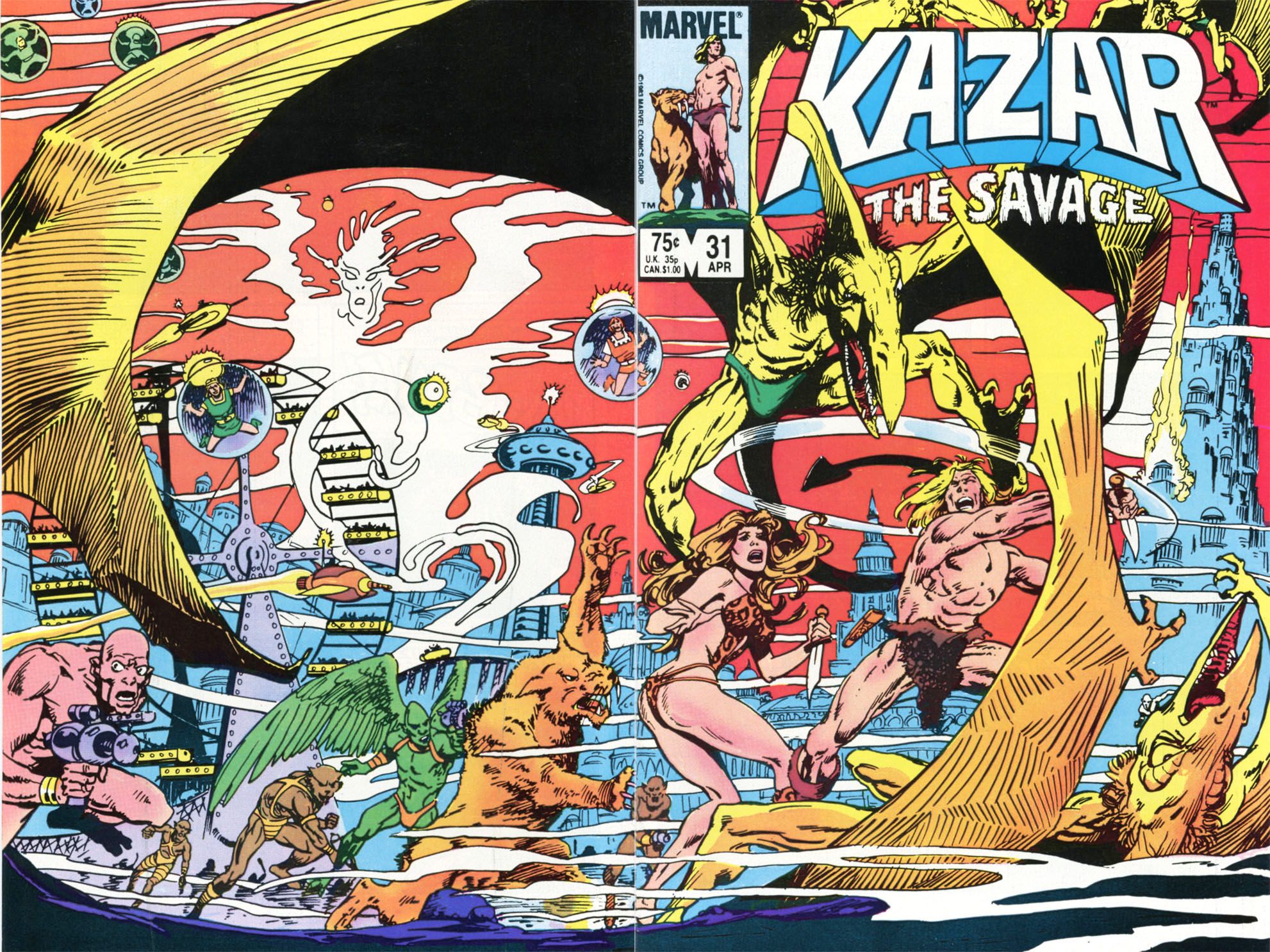 Read online Ka-Zar the Savage comic -  Issue #31 - 2