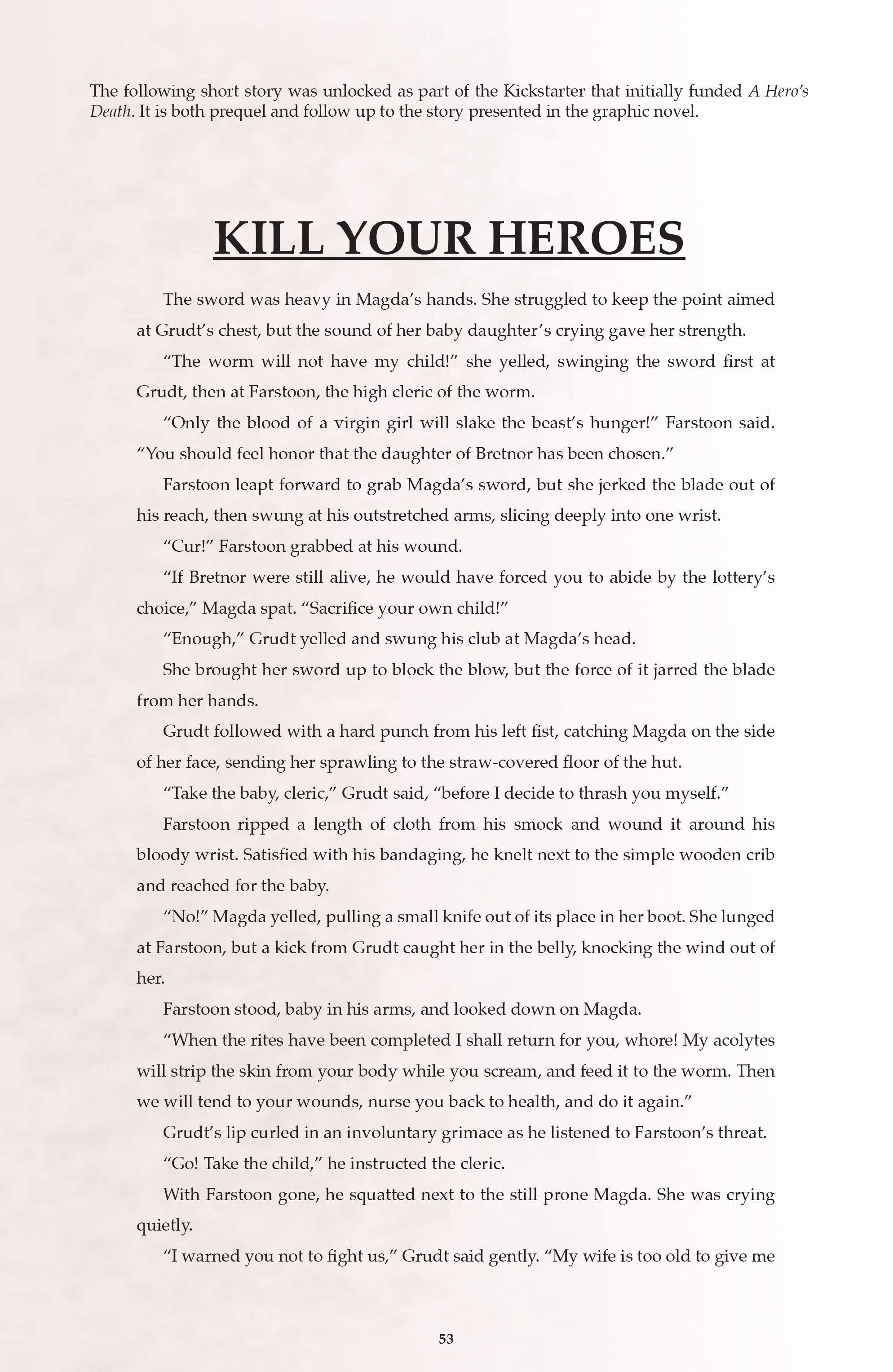 Read online A Hero's Death comic -  Issue #A Hero's Death Full - 54