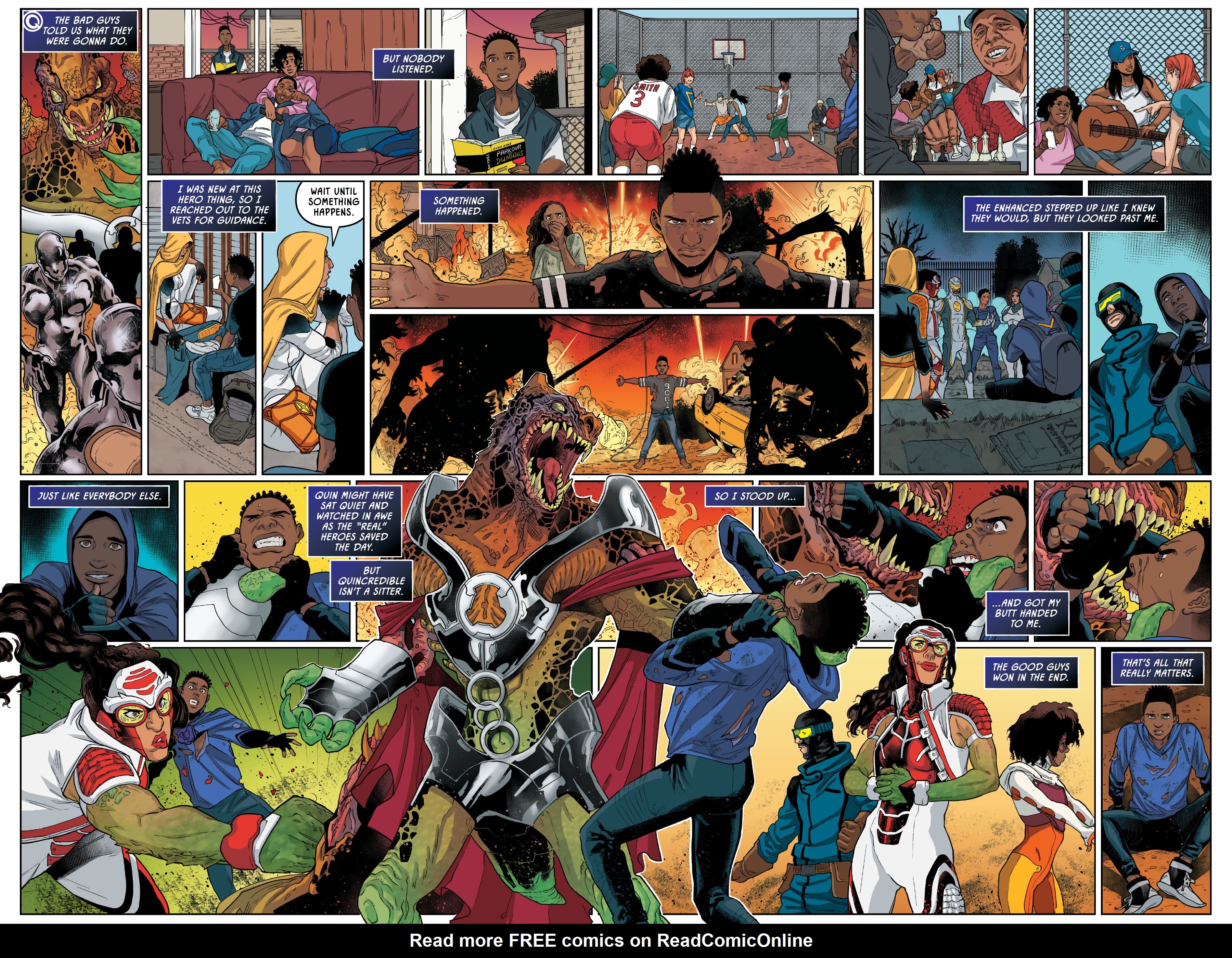 Read online Quincredible: The Hero Within comic -  Issue # TPB - 7