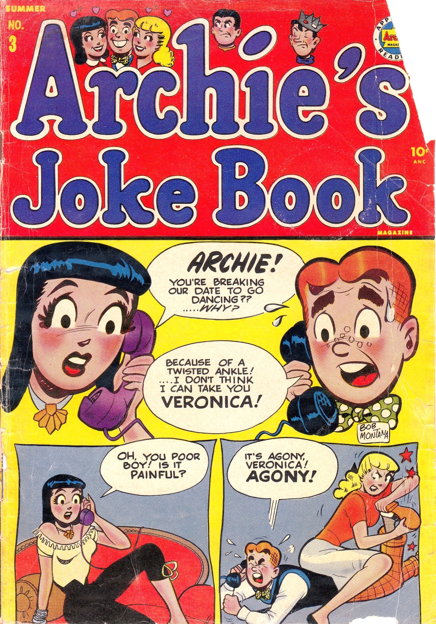 Read online Archie's Joke Book Magazine comic -  Issue #3 - 1