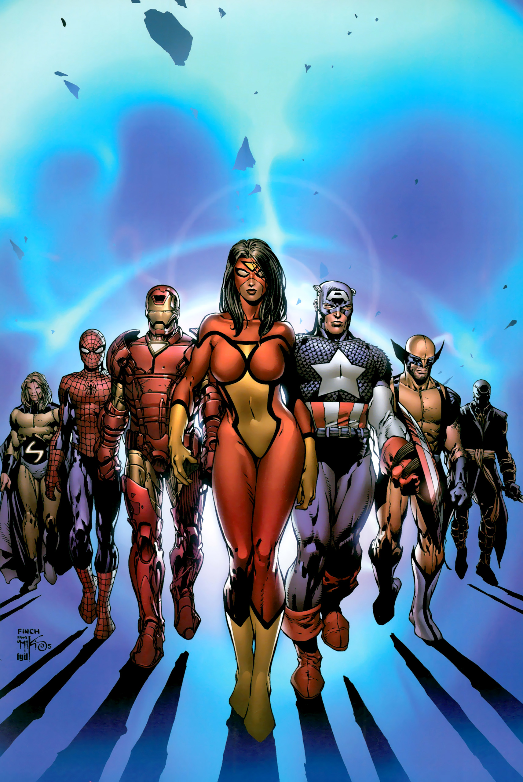 Read online New Avengers Poster Book comic -  Issue # Full - 12