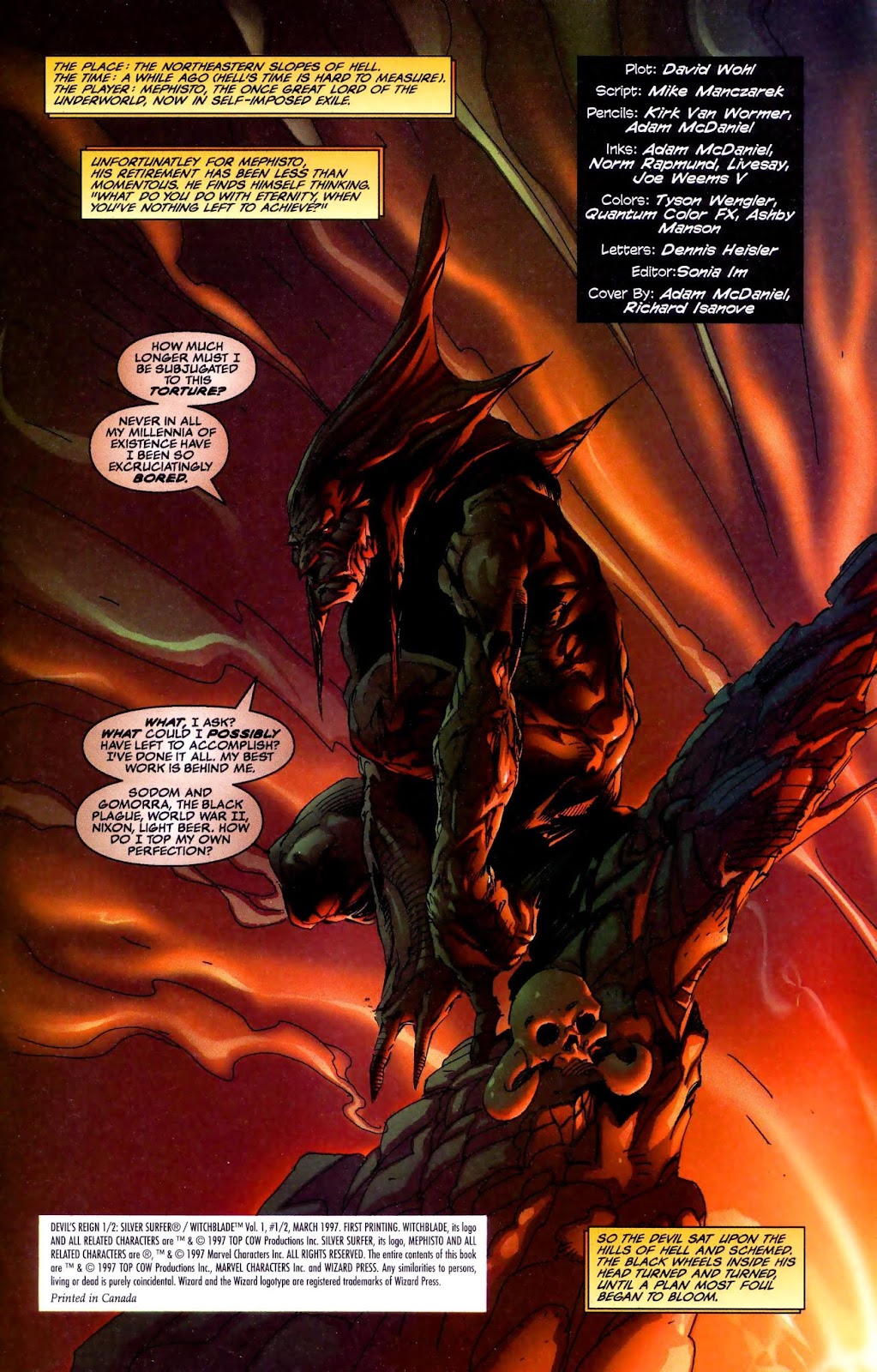 Devil's Reign 1/2: Silver Surfer/Witchblade issue Full - Page 2