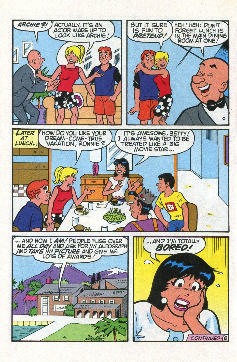 Read online Archie's Vacation Special comic -  Issue #7 - 8