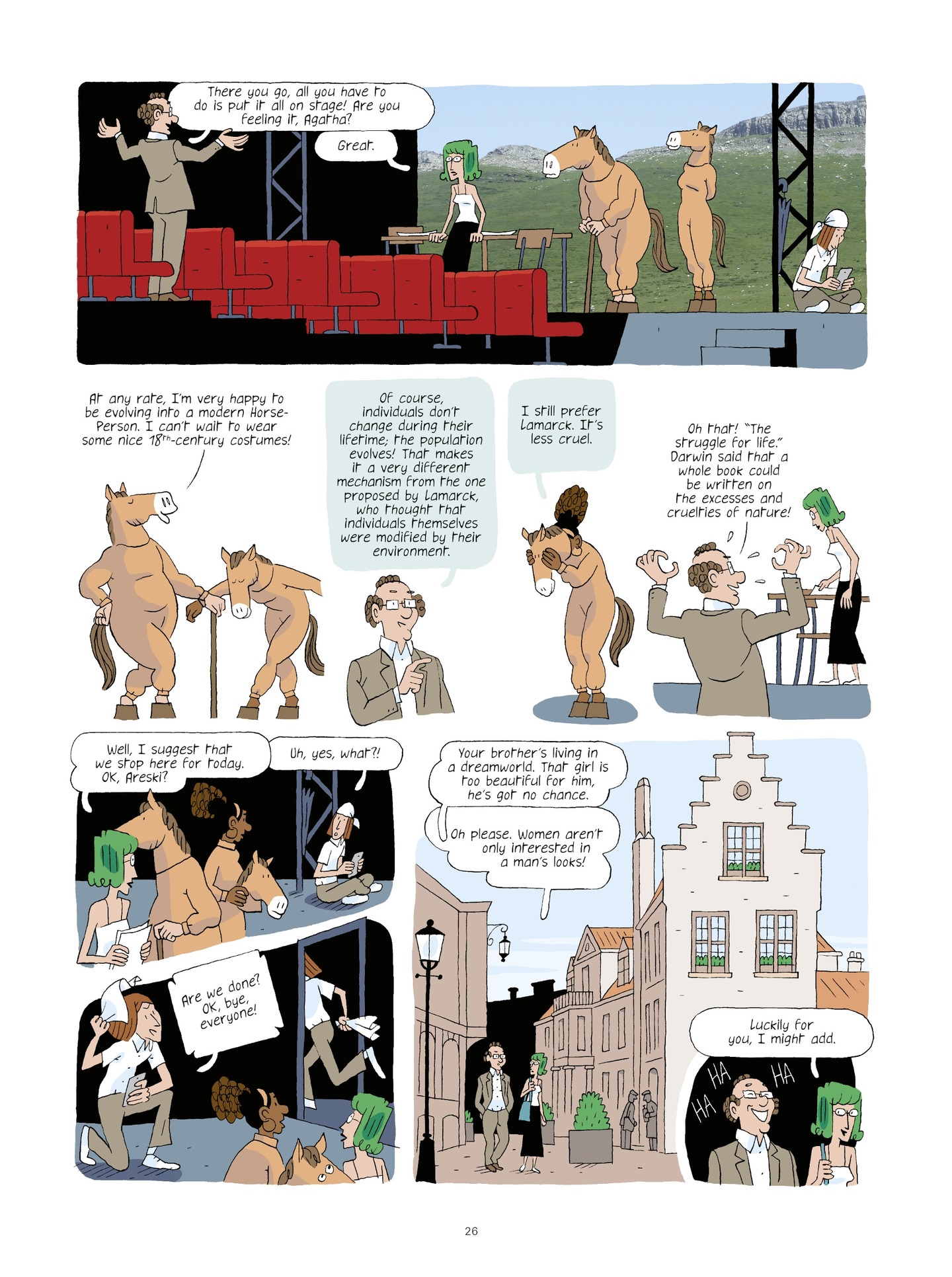 Read online Evolution, Darwin, God, and the Horse-People comic -  Issue # TPB - 25